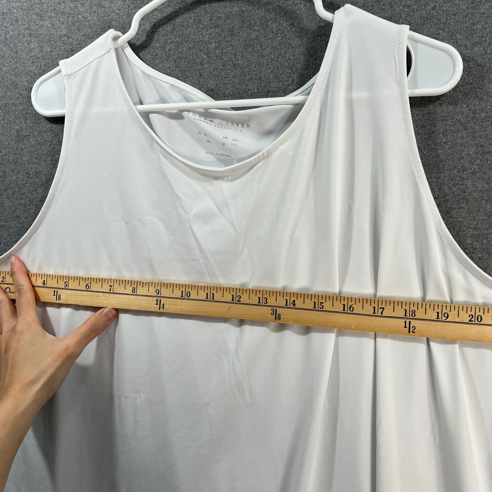 Other Susan Graver Modern Essentials Liquid Knit A-Line Top Size XXL / US 16-18 / IT 52-54 - 4 Thumbnail
