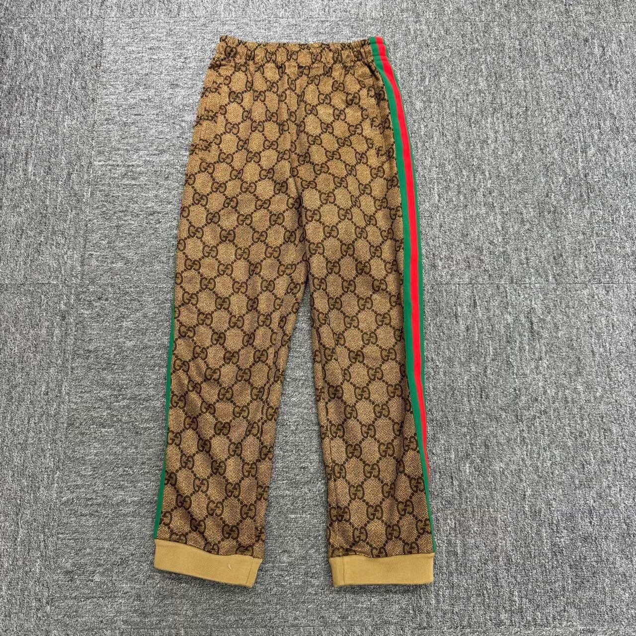 Gucci Gucci Monogram Casual Pants in Brown Size 22" - 1 Thumbnail