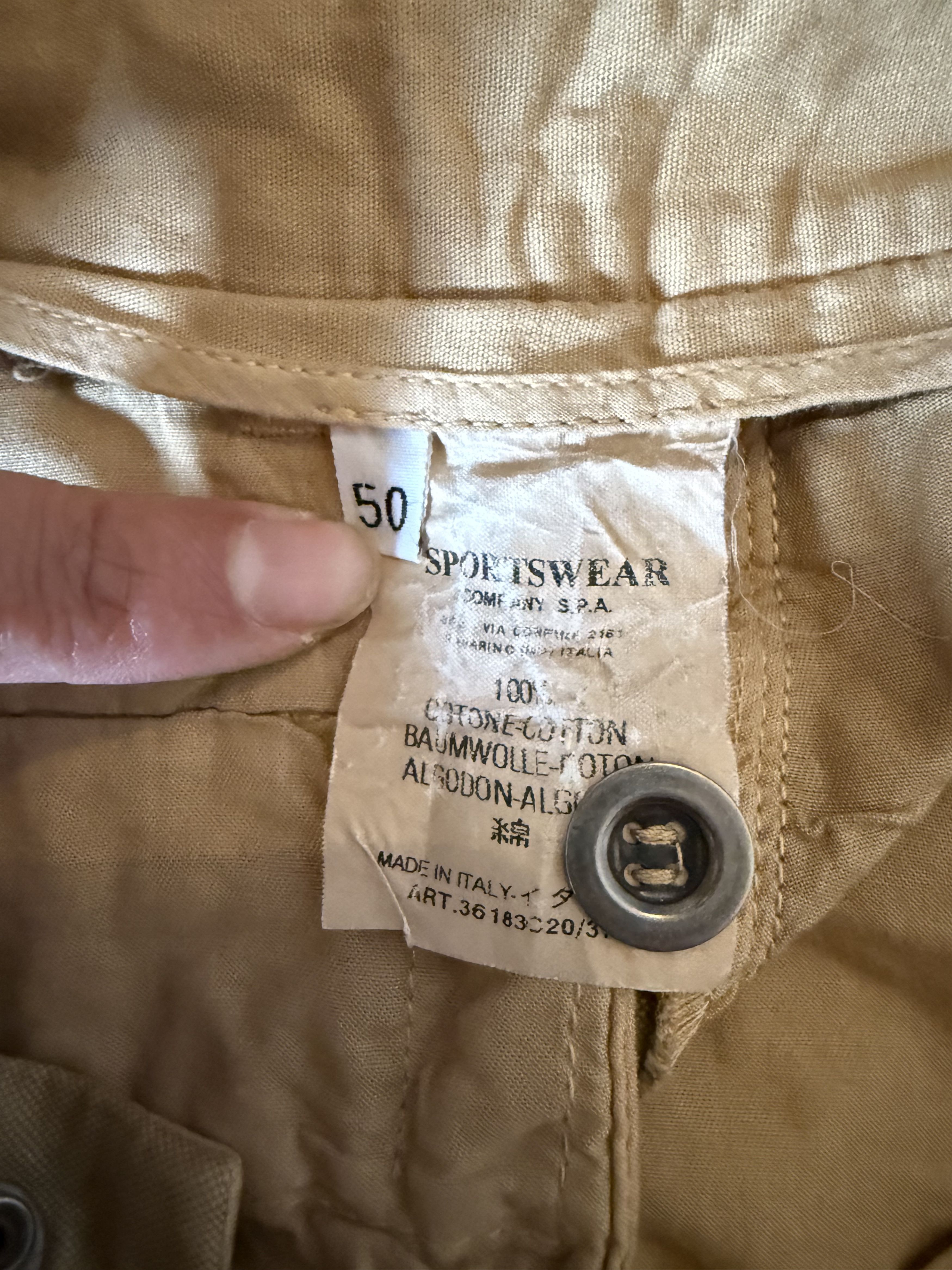 C.P. Company Vintage Straight Fit Slack in British Khaki Size US 33 - 8 Thumbnail