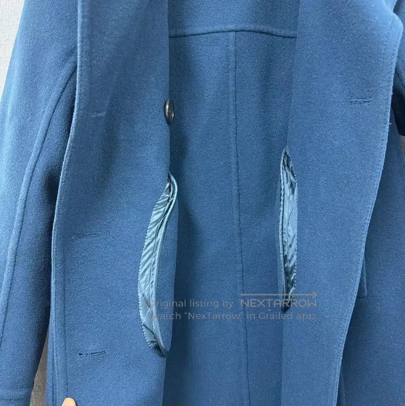 Louis Vuitton Louis Vuitton Blue Cotton Women's Coat . Size XXS / US 00 / IT 34 - 5 Thumbnail