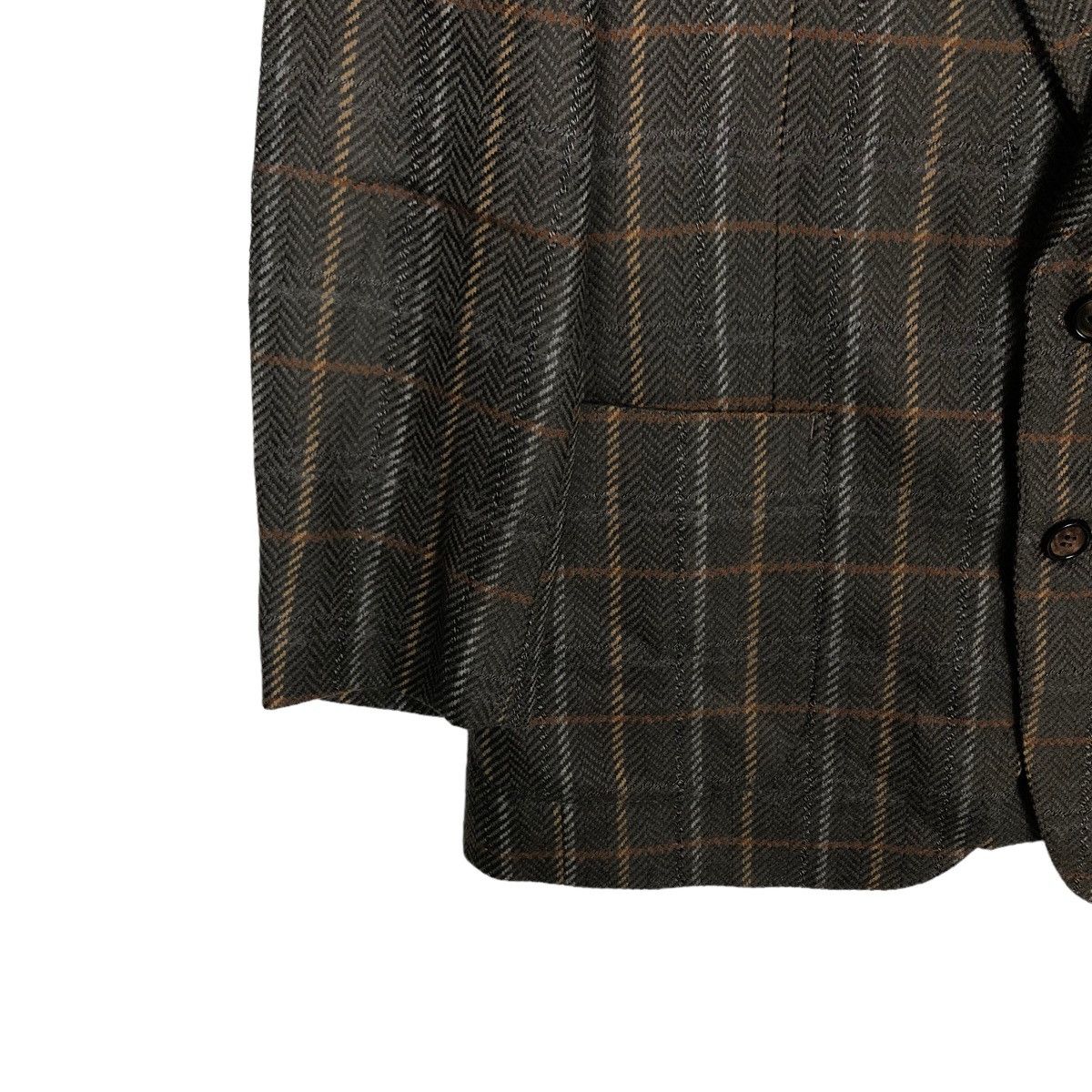 Japanese Brand VINTAGE DOUBLE BREAST COAT JACKET TARTAN DESIGN LANVIN PARIS Size US M / EU 48-50 / 2 - 3 Thumbnail