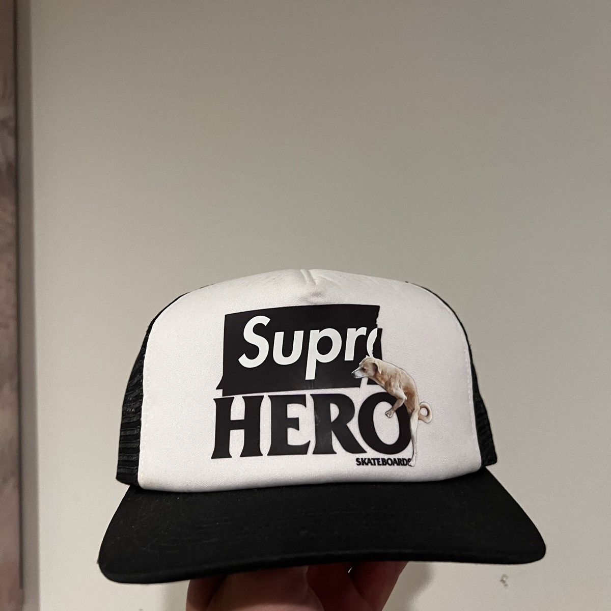 Supreme Supreme Anti Hero Dog snapback hat | Grailed