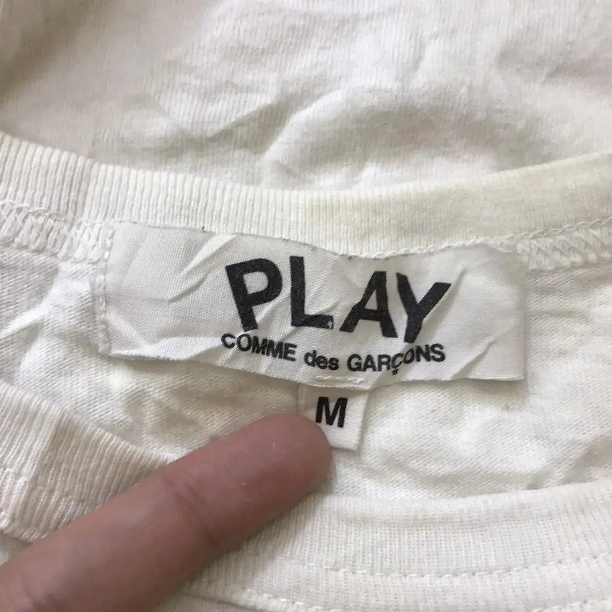 Comme des Garcons COMME DES GARCONS PLAY 2006 S/S Collection Red Love Tee Size US M / EU 48-50 / 2 - 4 Thumbnail