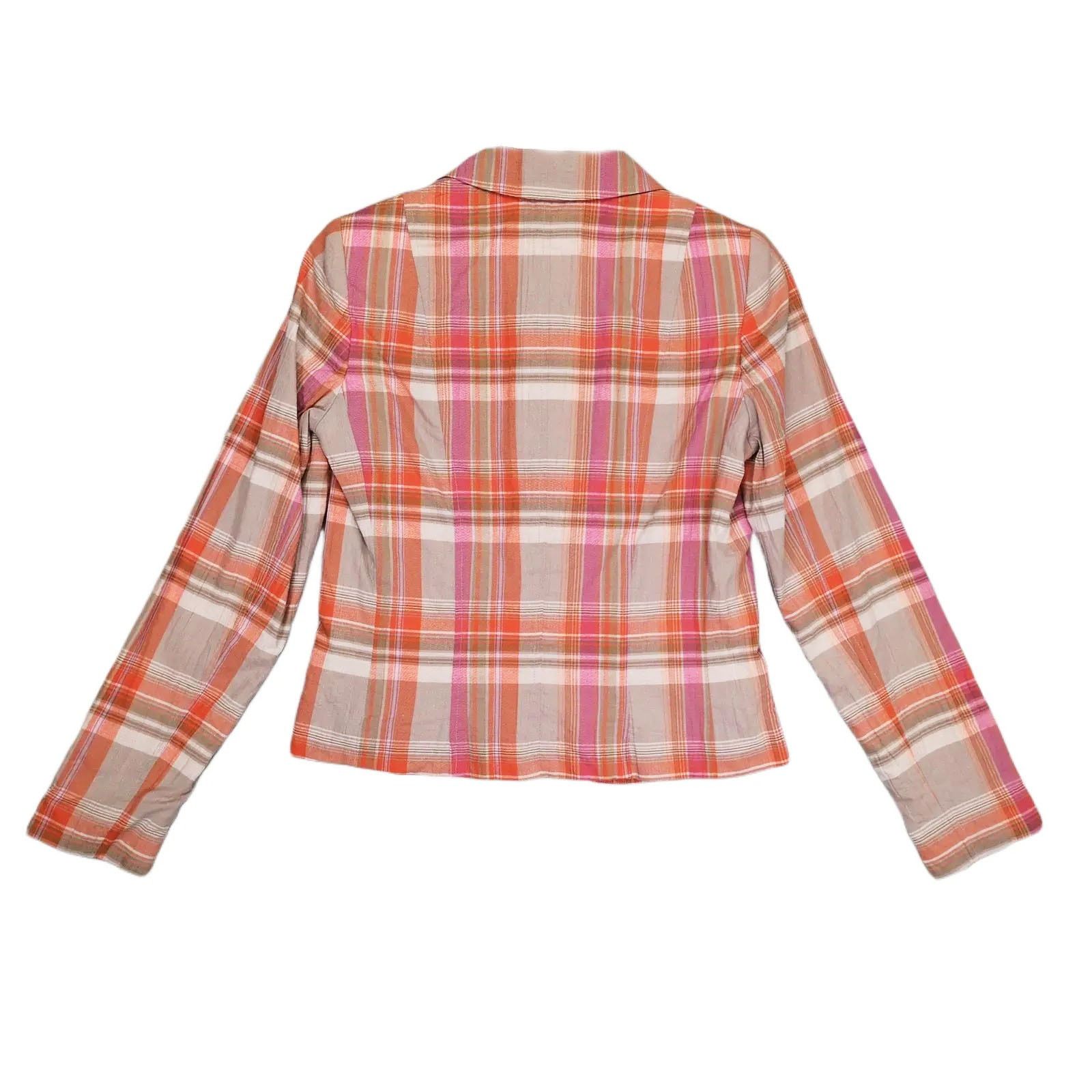 Vintage NWT Garfield & Marks Womyn Women's 4 Plaid Blazer $216 Size S / US 4 / IT 40 - 3 Thumbnail