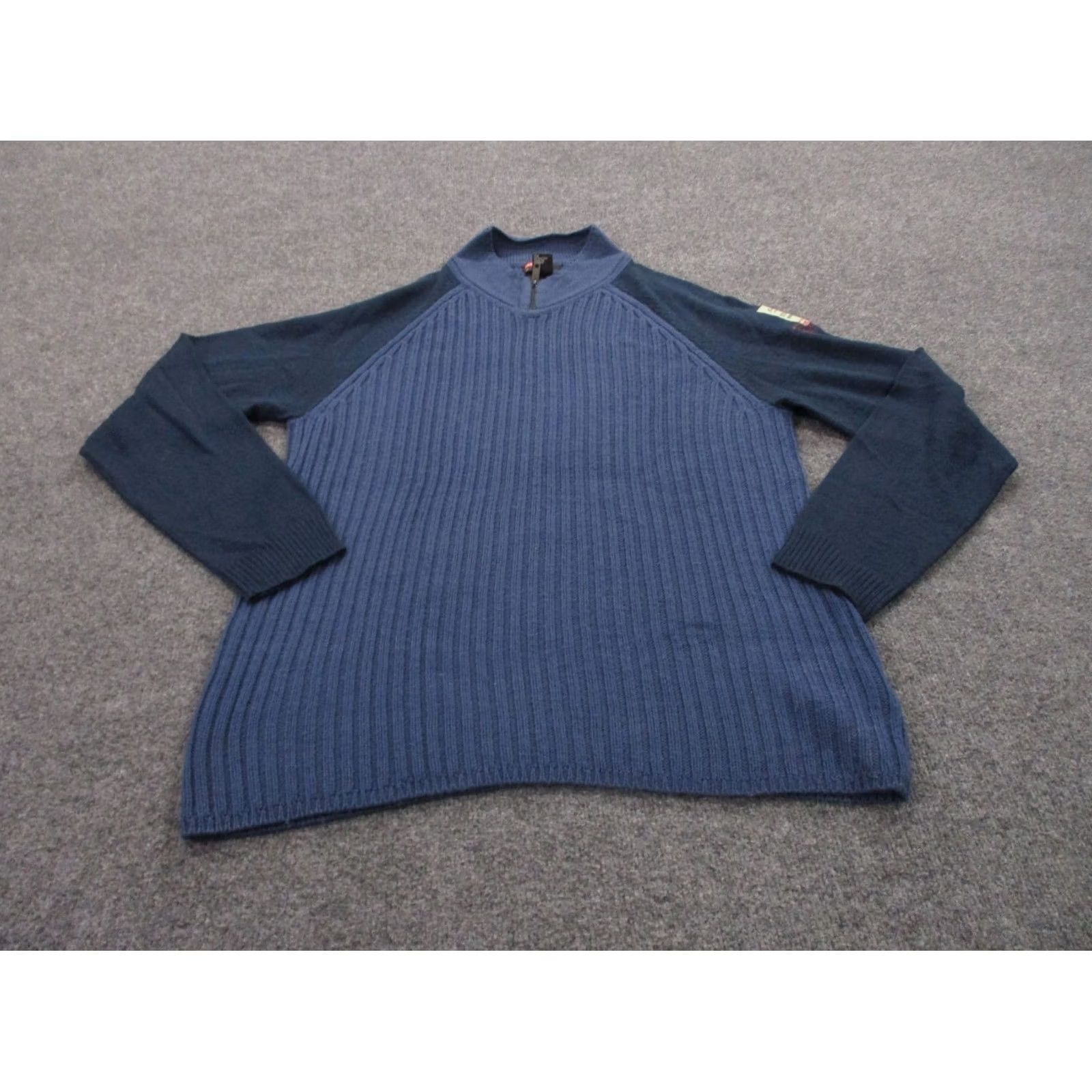 Diesel VINTAGE Diesel Sweater Mens XL Blue Wool Acrylic Pullover Ribbed Casual Knit Logo Brand Diesel Mens XL Blue Pullover Sweater Size US XL / EU 56 / 4 - 2 Thumbnail