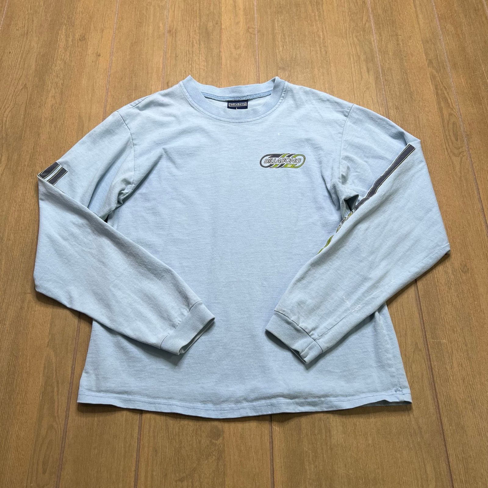 Billabong Vintage Billabong Long Sleeve Shirt Youth L Blue Surf Y2K Size XS / US 0-2 / IT 36-38 - 1 Thumbnail