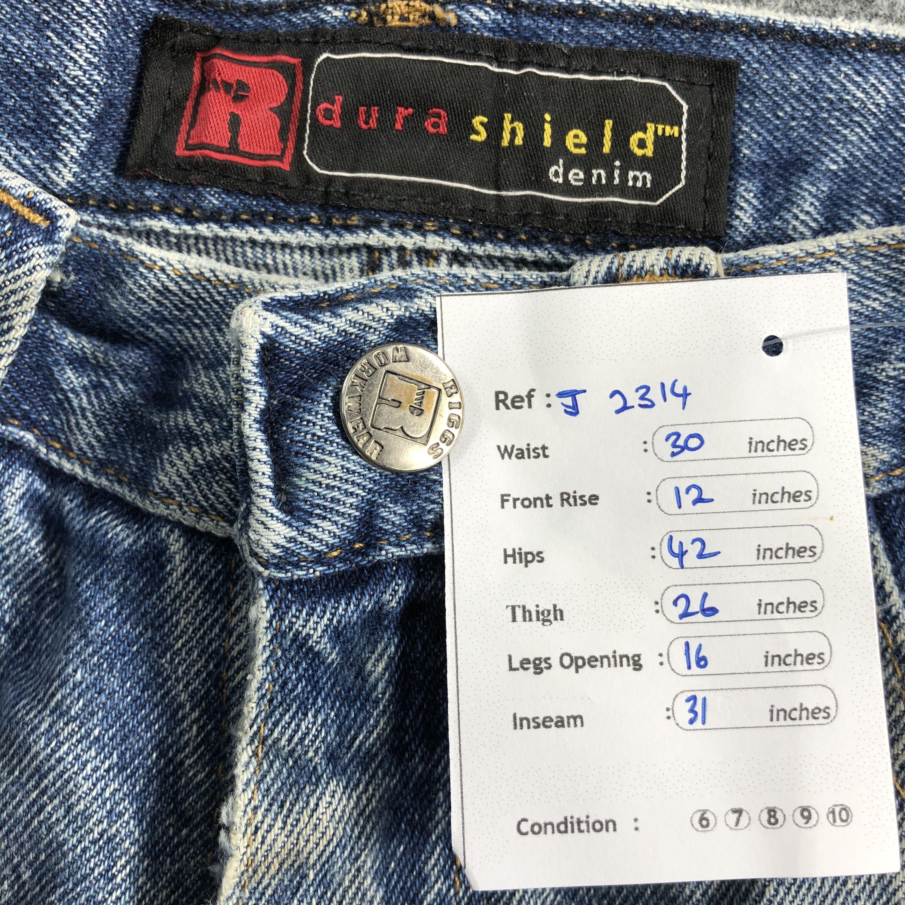 Vintage Vintage Blue Wash Wrangler Jeans-J2314 Size US 30 / EU 46 - 16 Thumbnail
