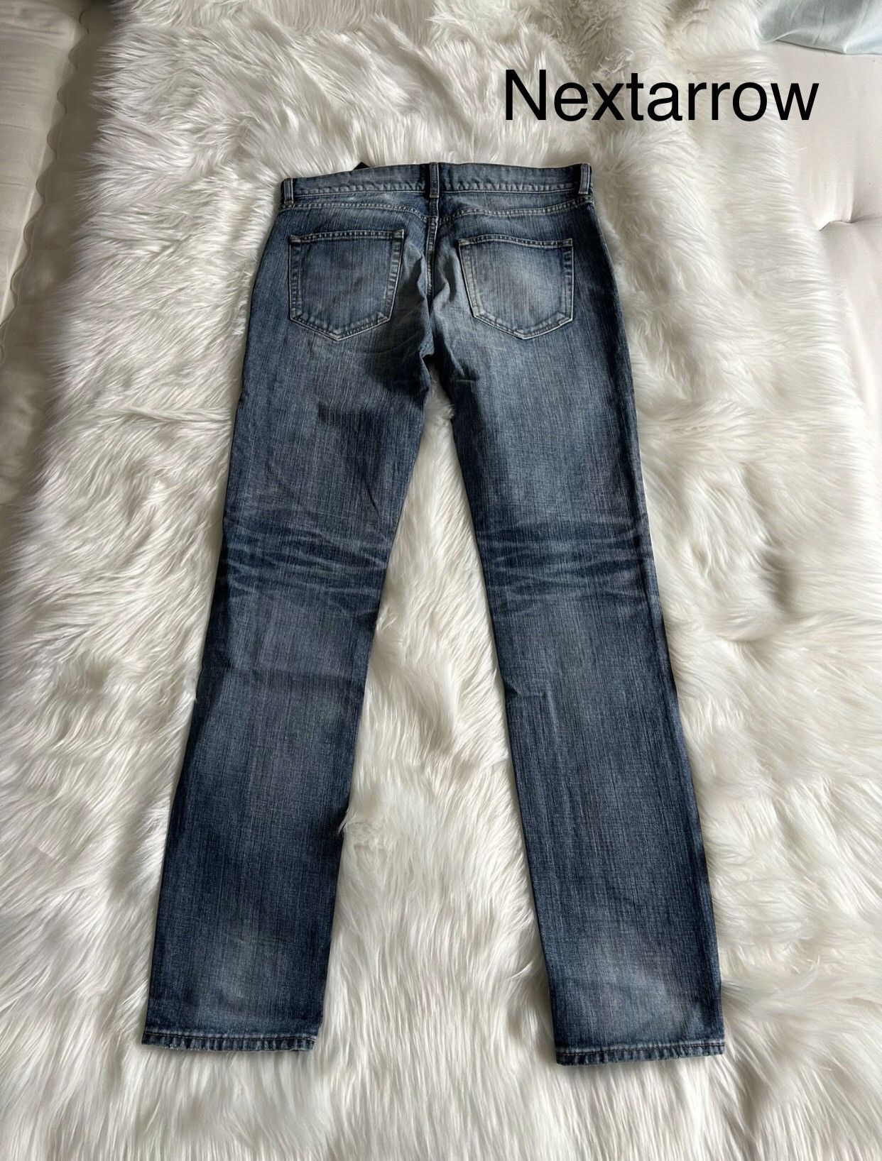 Saint Laurent Paris × Yves Saint Laurent Saint Laurent washed denim jeans2412-Nextarrow Size US 32 / EU 48 - 2 Thumbnail