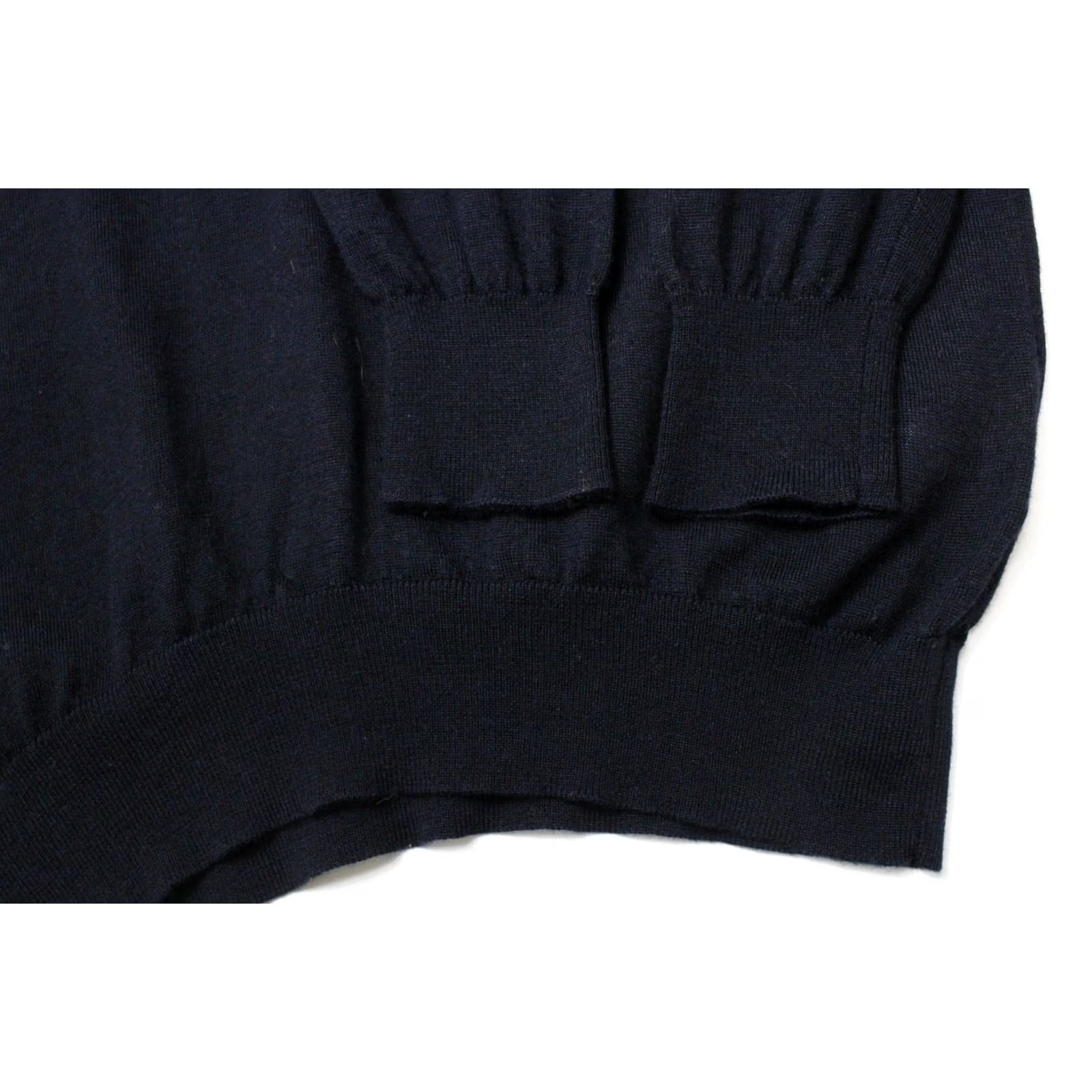 Suitsupply Suitsupply Merino Wool Jumper Men's SMALL Pullover Crew Neck Dark Blue Size US S / EU 44-46 / 1 - 4 Thumbnail