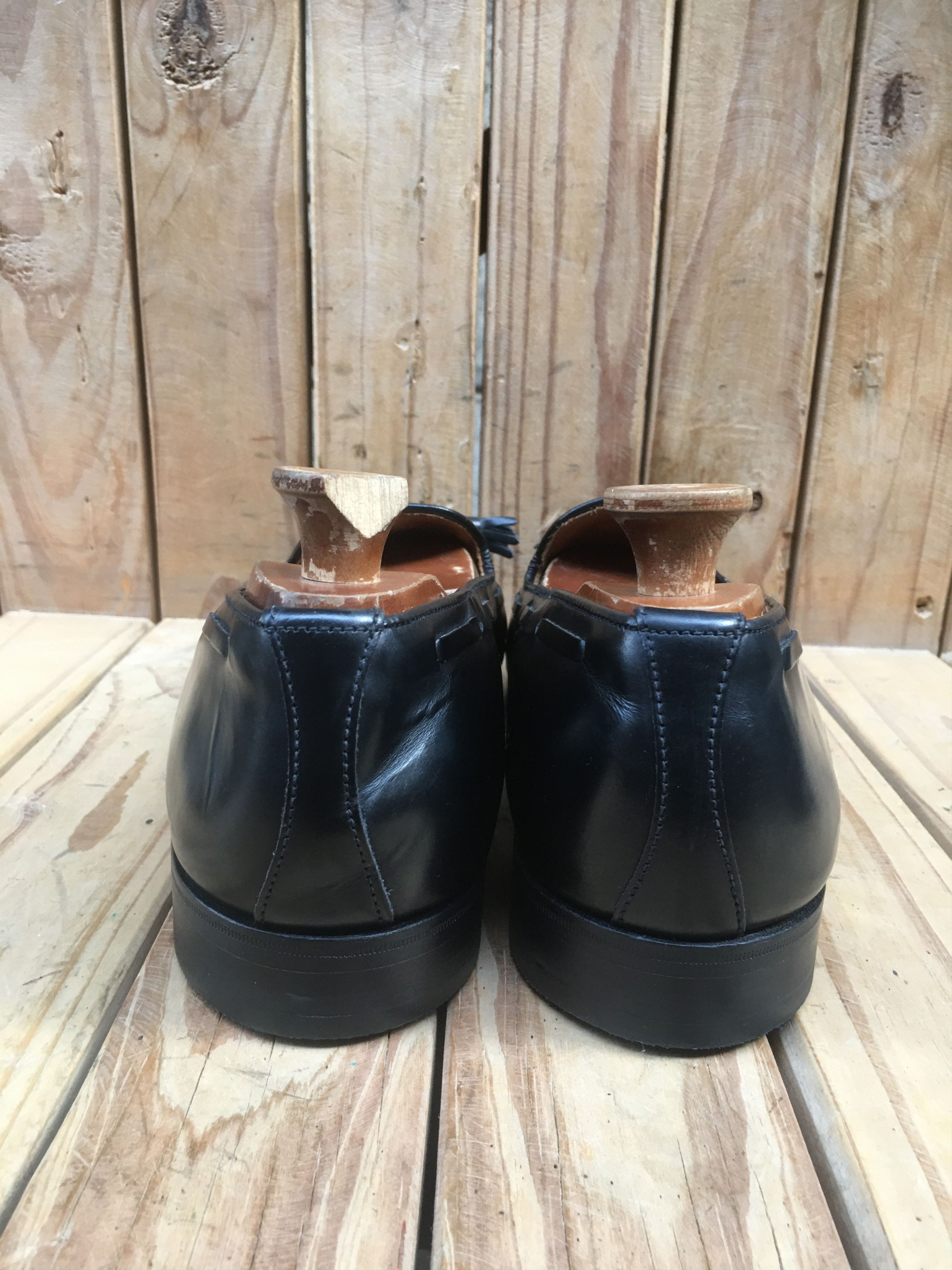 Alfred Sargent Alfred Sargent black Slip On Tassled Loafers Size US 12 Size US 12 / EU 45 - 7 Thumbnail