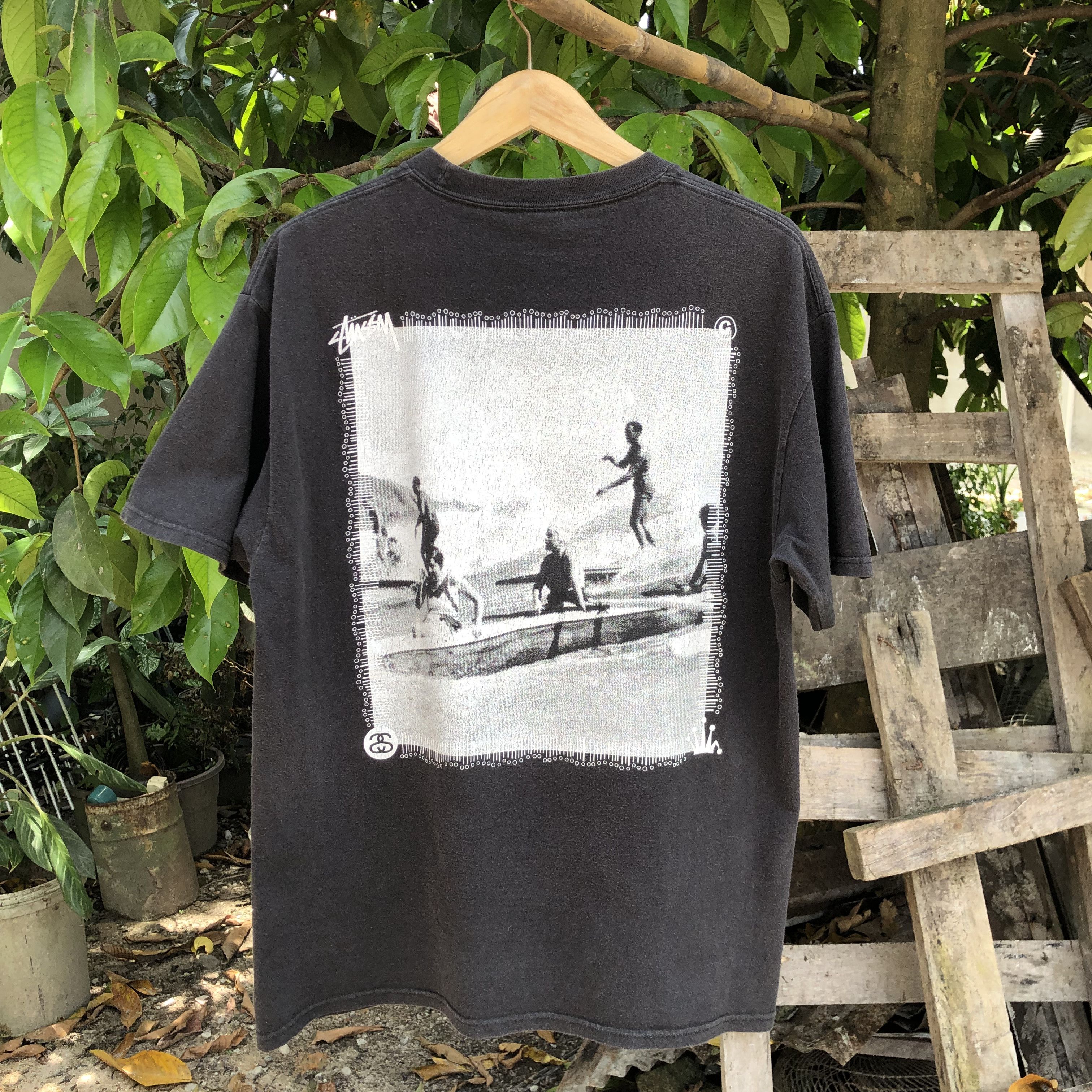 Stussy × Vintage Vintage Stussy photo tee Size US L / EU 52-54 / 3 - 9 Thumbnail