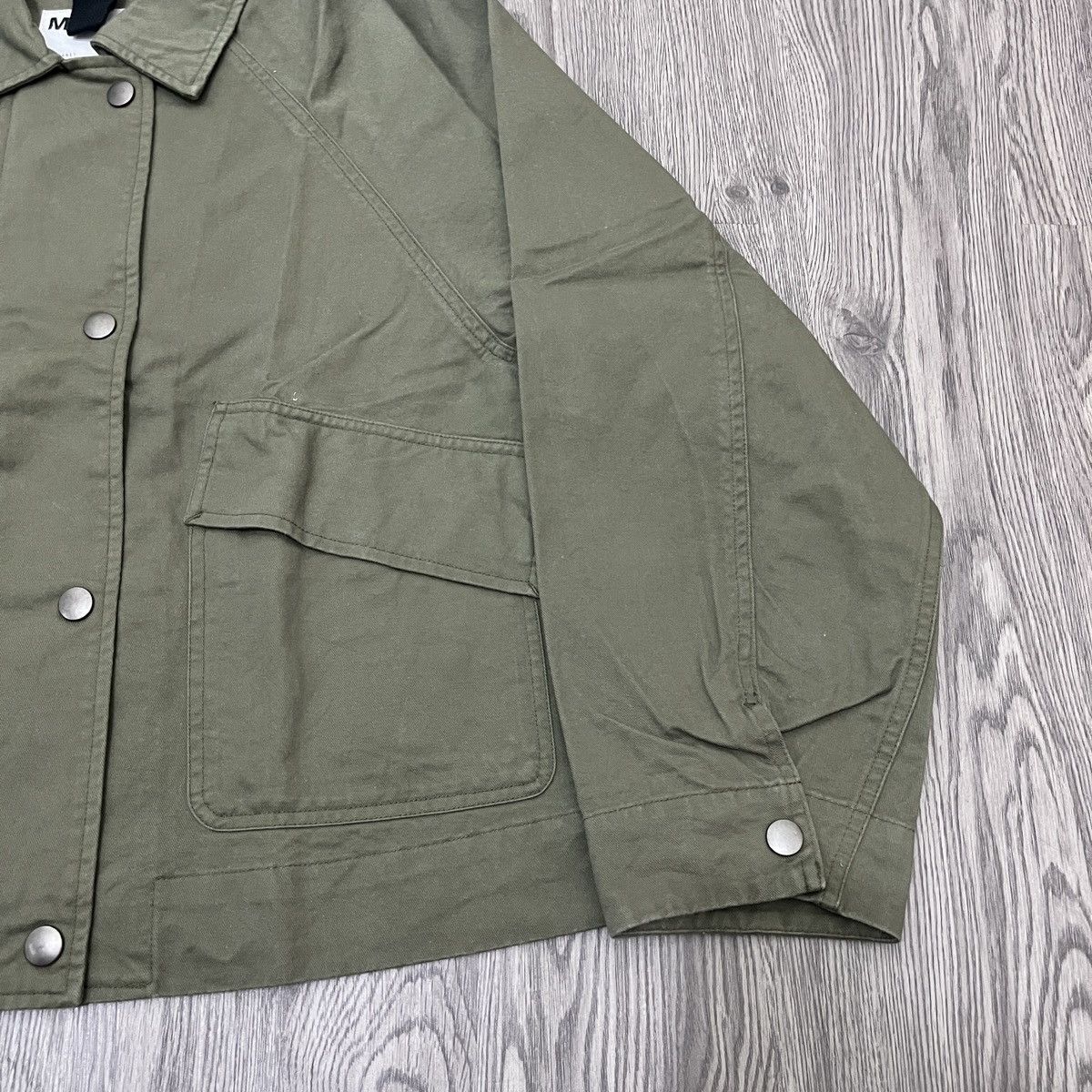 Margaret Howell MHL Big Pocket Jacket Kanvas Olive Green ifsixwasnine Size US L / EU 52-54 / 3 - 6 Thumbnail