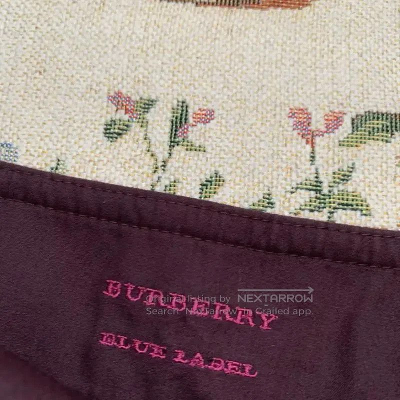Burberry Burberry Purple Plaid Wool Skirt. Size 23" - 5 Thumbnail