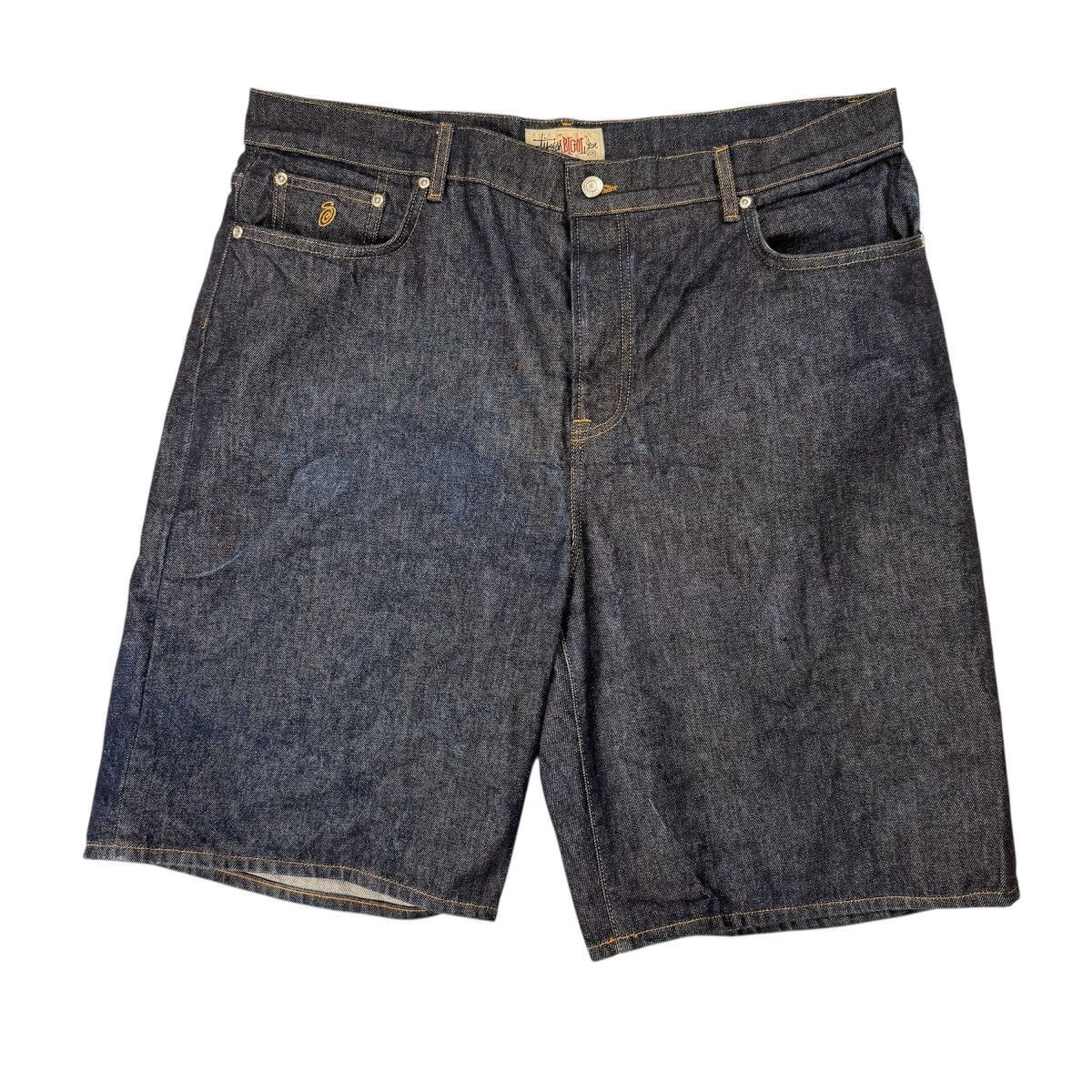 Stussy Raw Indigo Big Ol Shorts Size US 38 / EU 54 - 1 Thumbnail