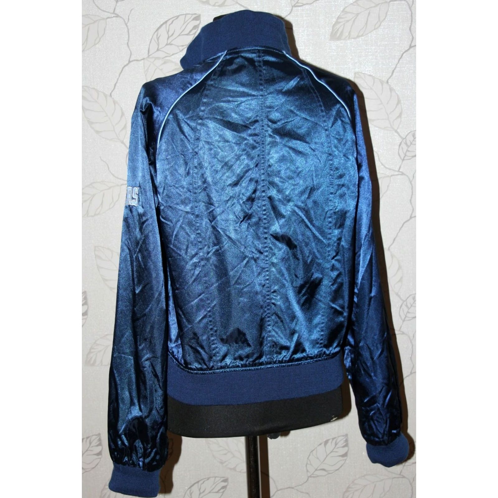 NBA VINTAGE Hardwood Classics basketball Lakers NBA womens jacket L Blue Bomber Jacket Size L / US 10 / IT 46 - 6 Thumbnail