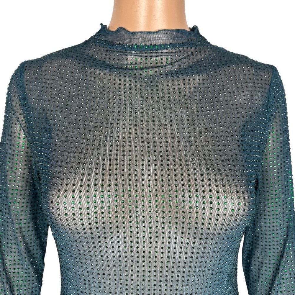 Free People NWT New $98 Free People Dance All Night Long Sleeve Green T Size S / US 4 / IT 40 - 4 Thumbnail