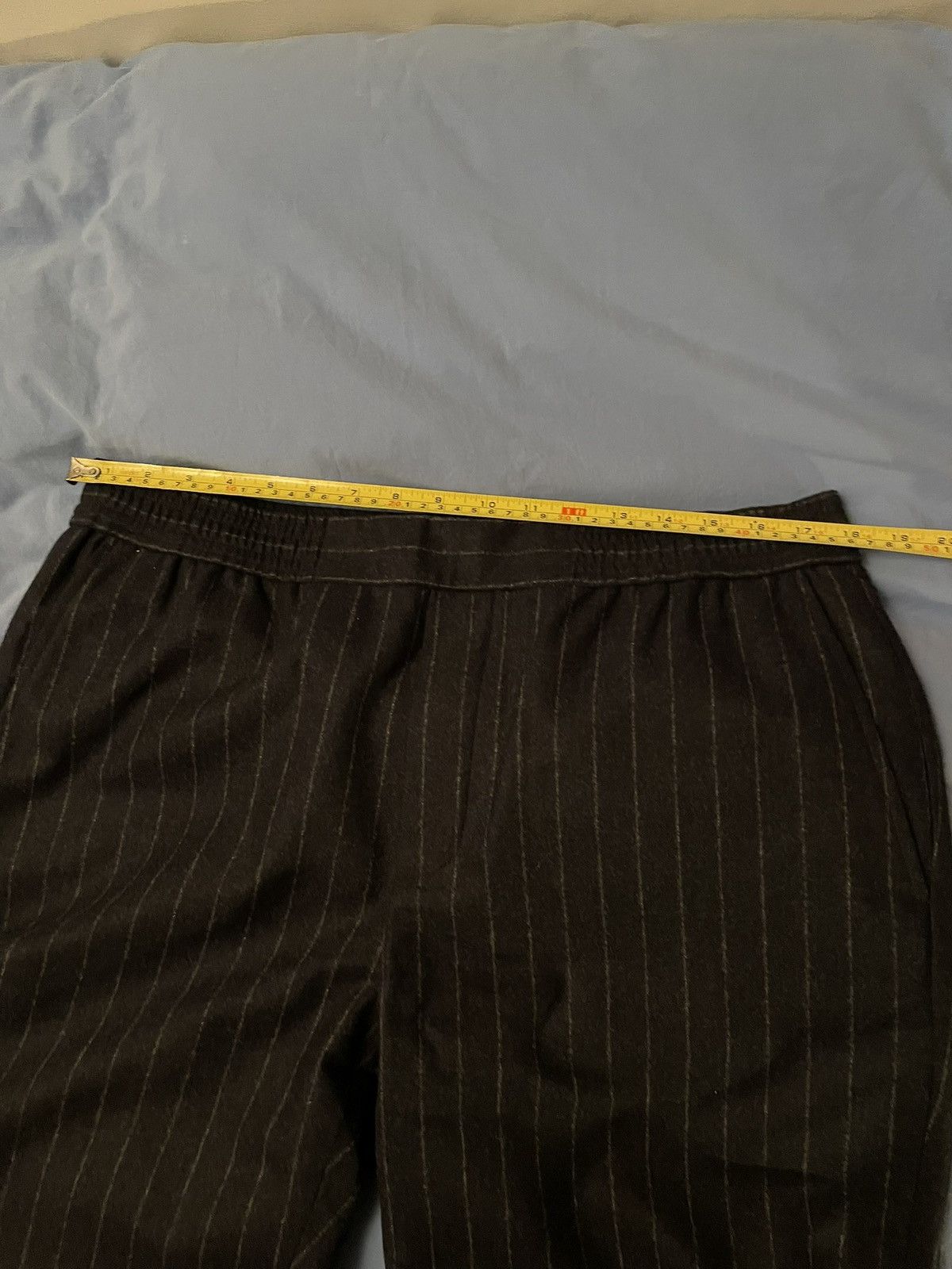 Aime Leon Dore Aimé Leon dore navy pinstripe wool trousers Size US 34 / EU 50 - 4 Thumbnail