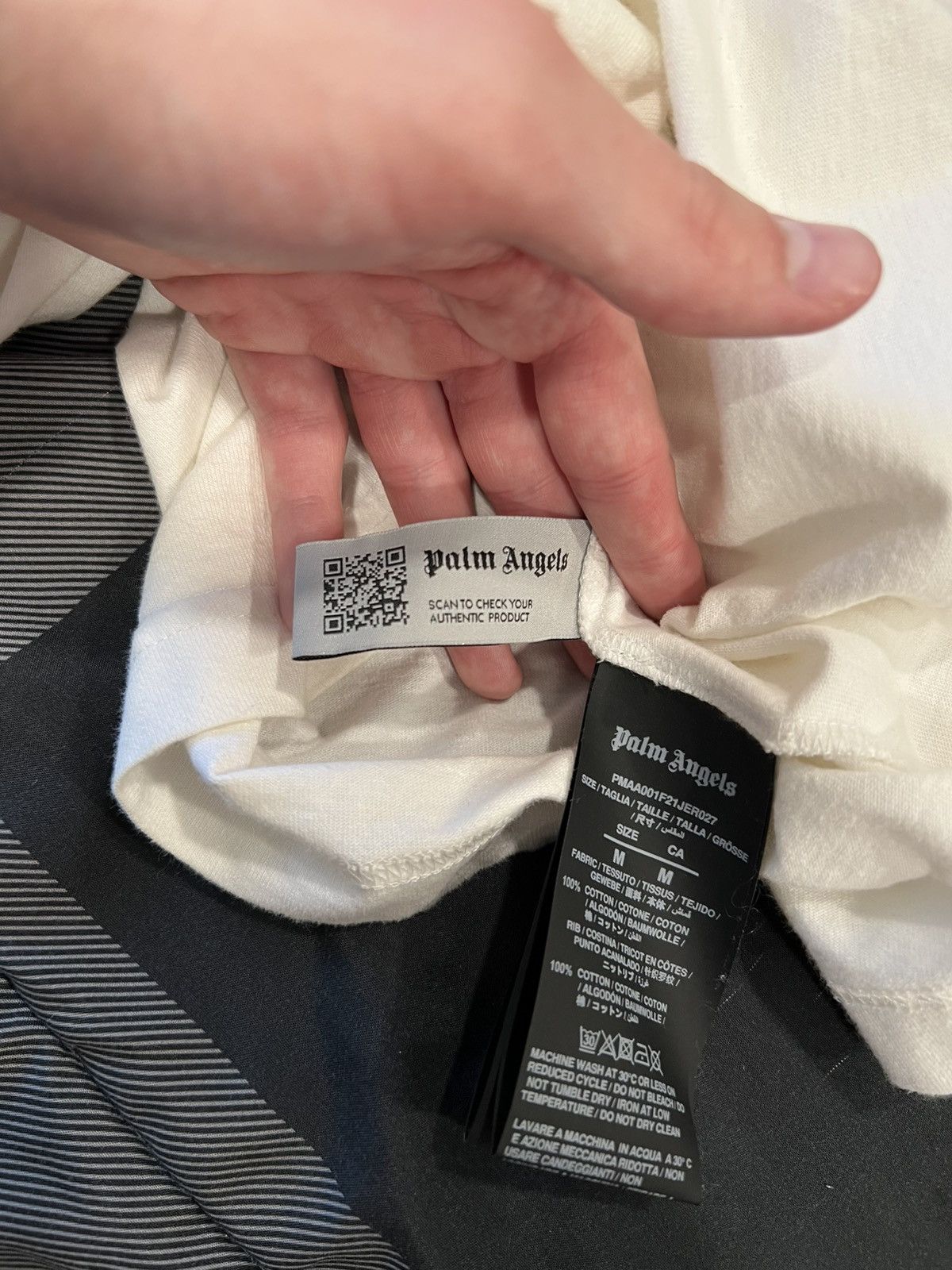 Palm Angels Palm Angels Spray Bear Shirt Size US M / EU 48-50 / 2 - 5 Thumbnail