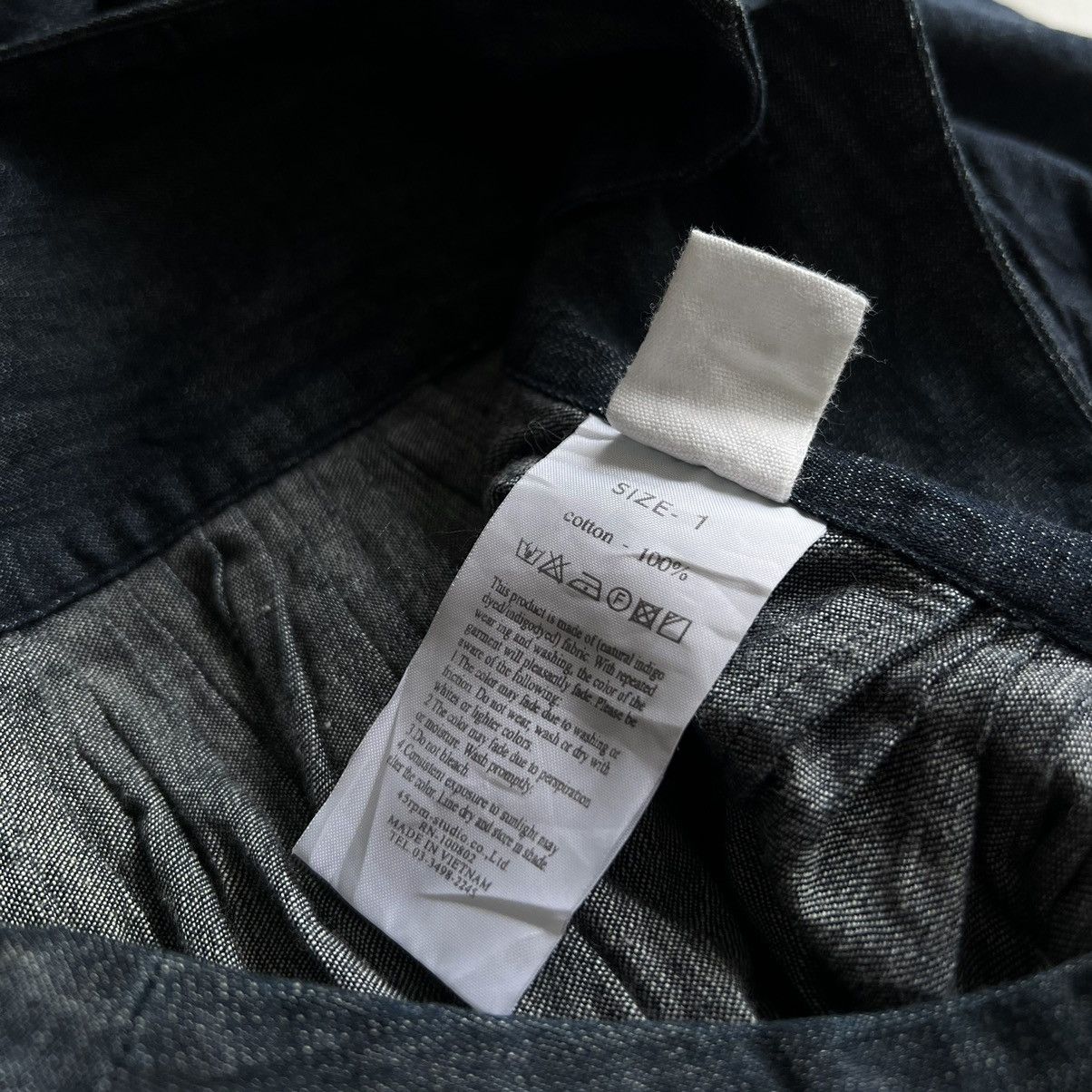 45rpm × Japanese Brand × Kapital 45RPM INDIGO DYED DENIM SKIRT Size 27" / US 4 / IT 40 - 11 Thumbnail