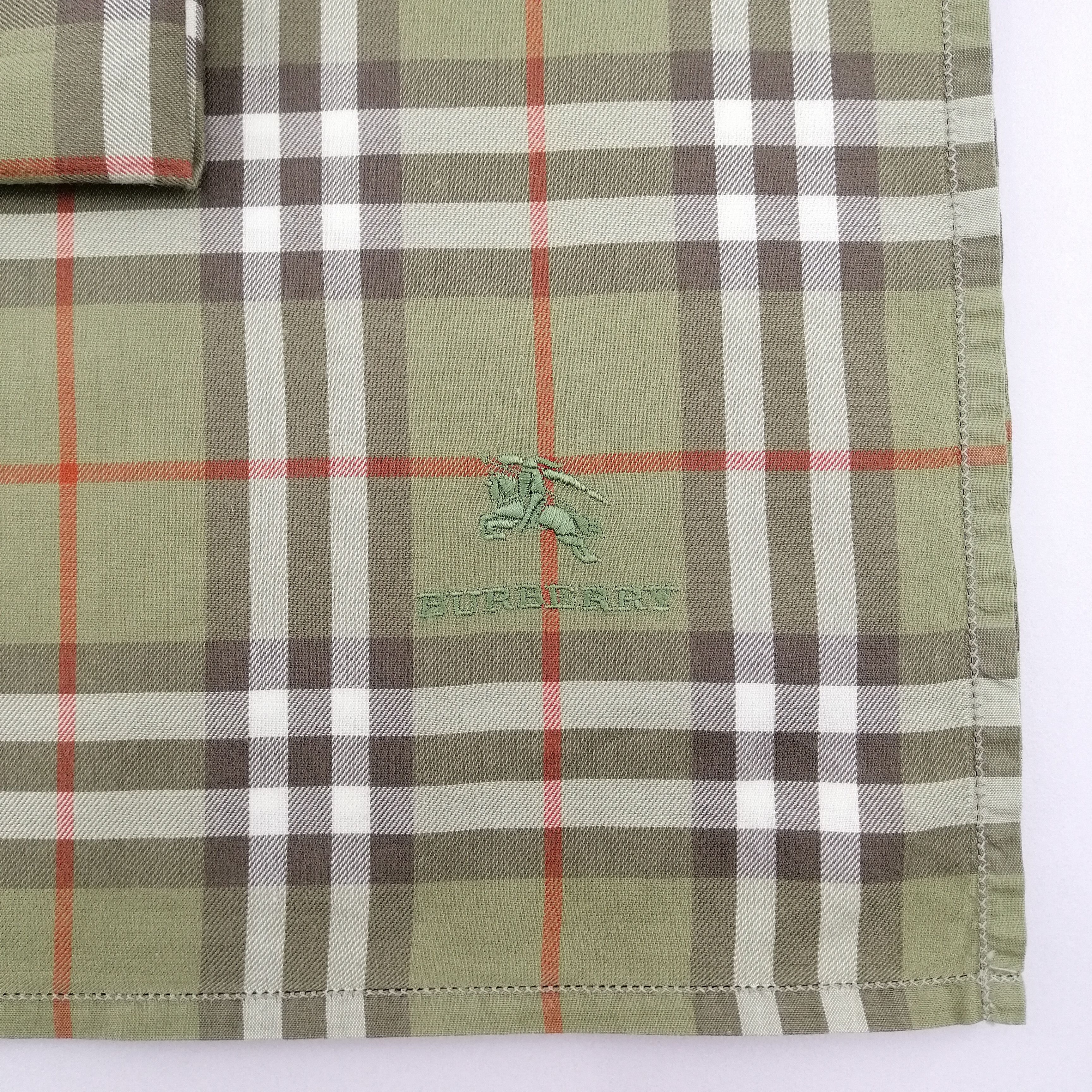 Burberry × Vintage Burberry Handkerchief/Neckerchief/Bandana-KD3147 Size ONE SIZE - 4 Thumbnail
