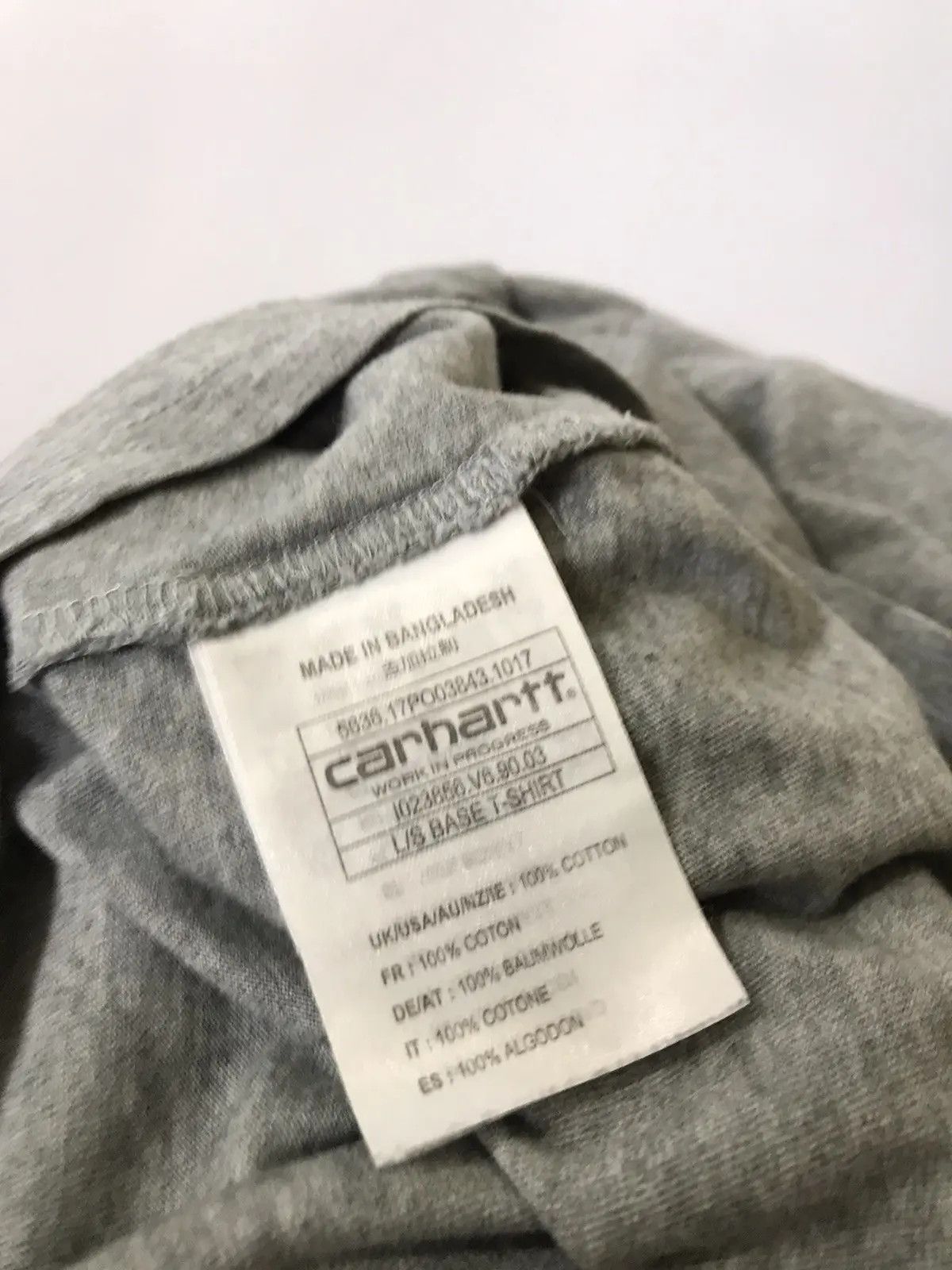Carhartt × Carhartt Wip Carhartt L/S Base t-shirt size L Size US L / EU 52-54 / 3 - 5 Thumbnail