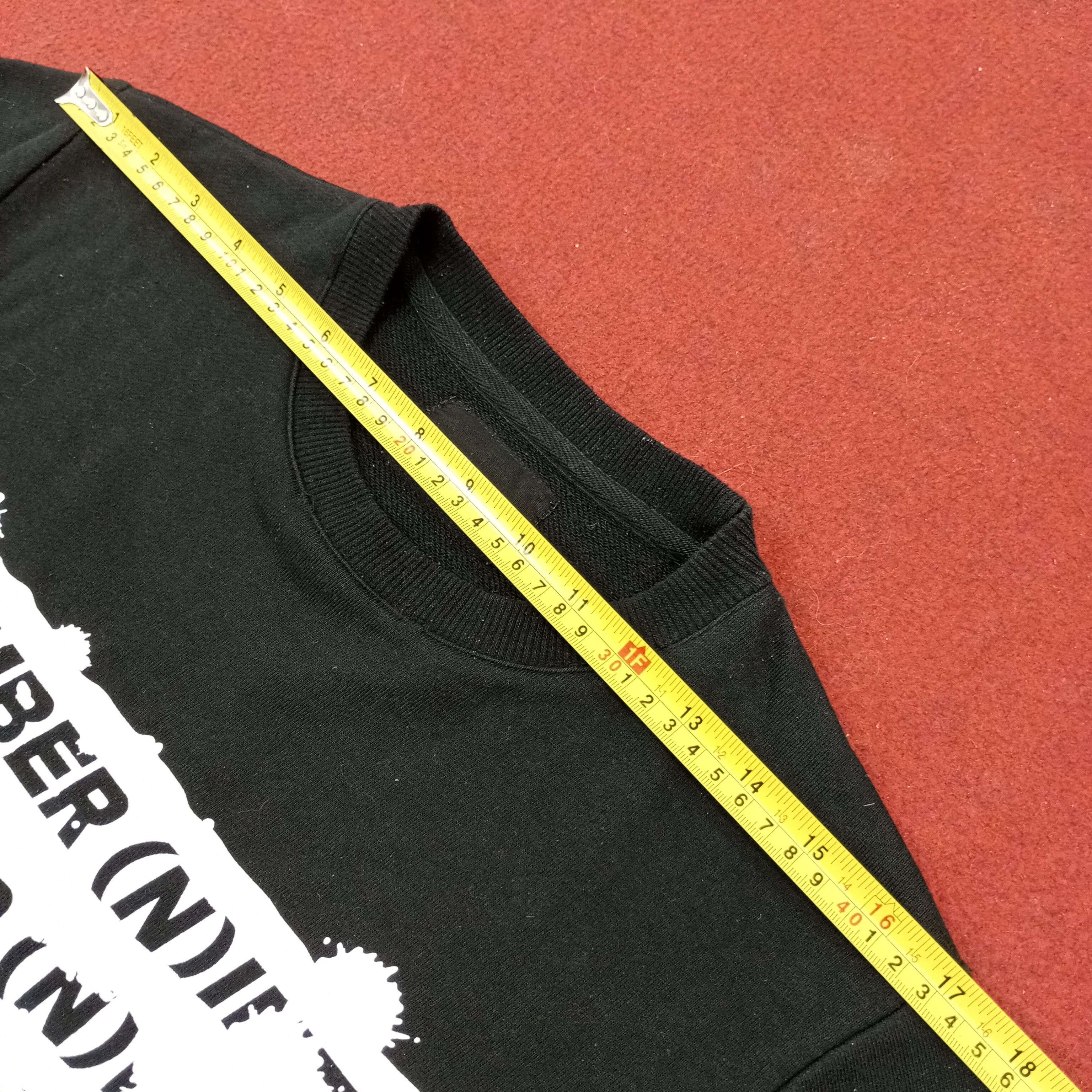 Number (N)ine Number Nine Japanese Brand Spellout Sweatshirt c237n15 Size US S / EU 44-46 / 1 - 9 Thumbnail