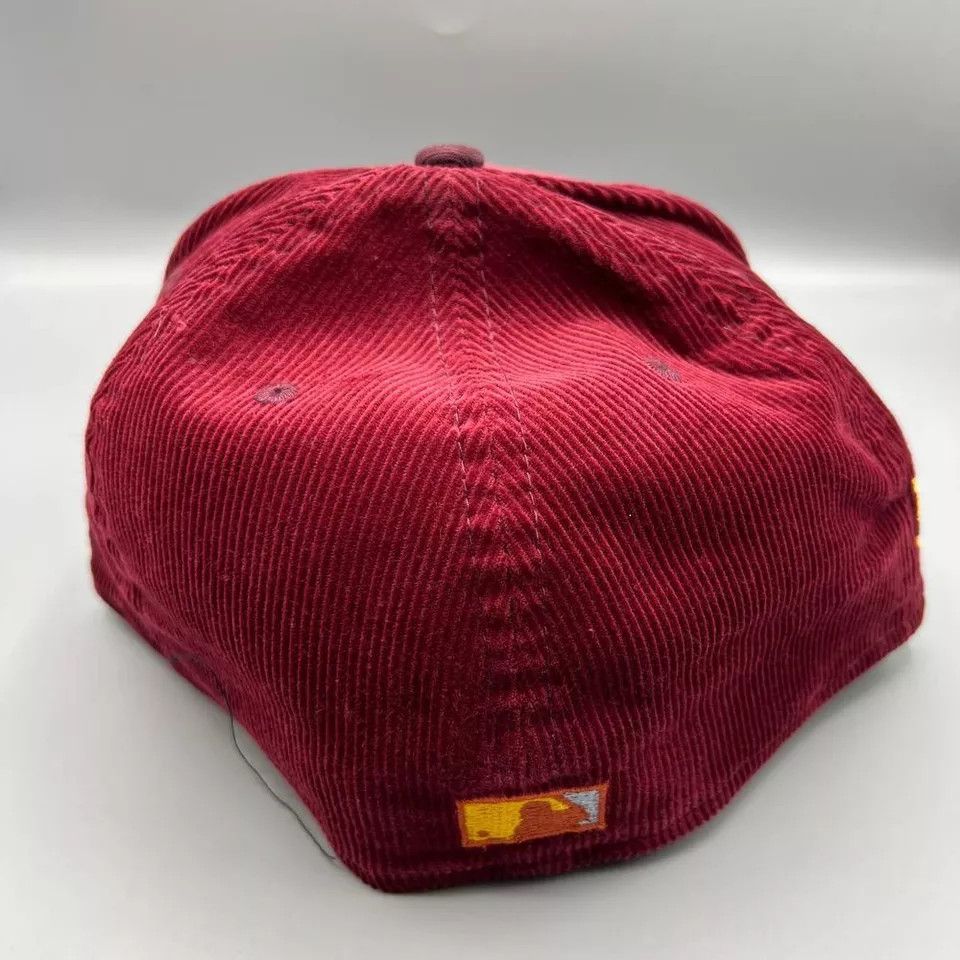 New Era Seattle Mariners Hat Men 7 3/8 Corduroy Fitted Cap New Size ONE SIZE - 4 Thumbnail