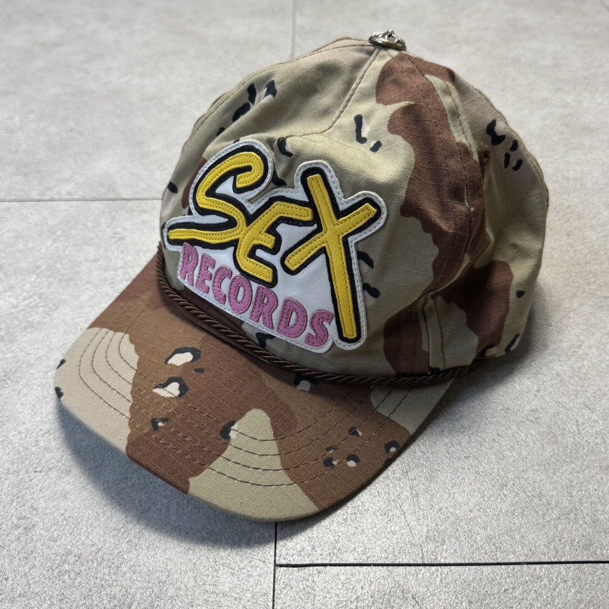 Chrome Hearts Chrome hearts Sex Records Leather Camo Cap Hat Size ONE SIZE - 1 Thumbnail
