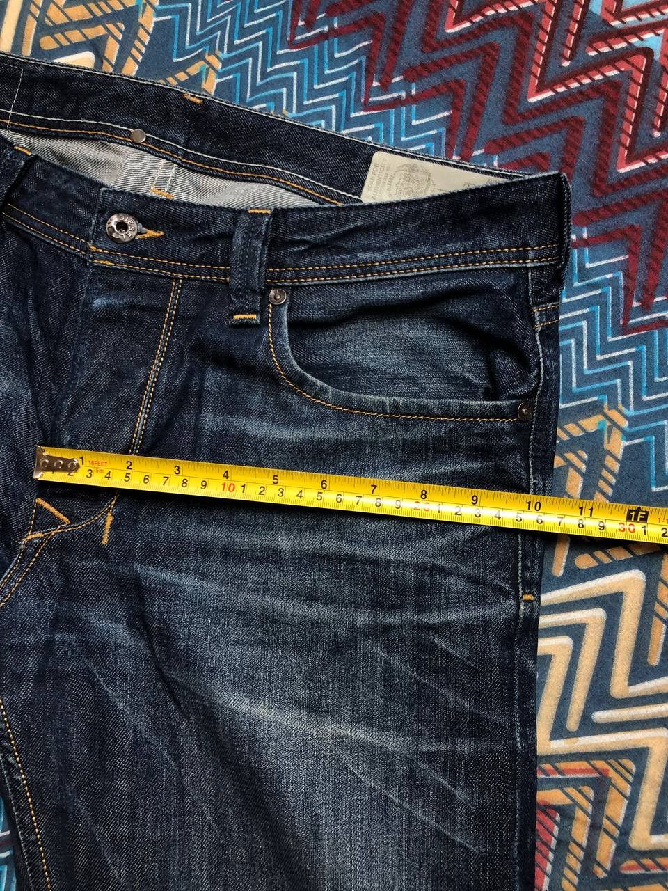 Diesel × Vintage Vintage Diesel 90’s Y2K Style Baggy Wide Denim Jeans Pants Size US 34 / EU 50 - 9 Thumbnail