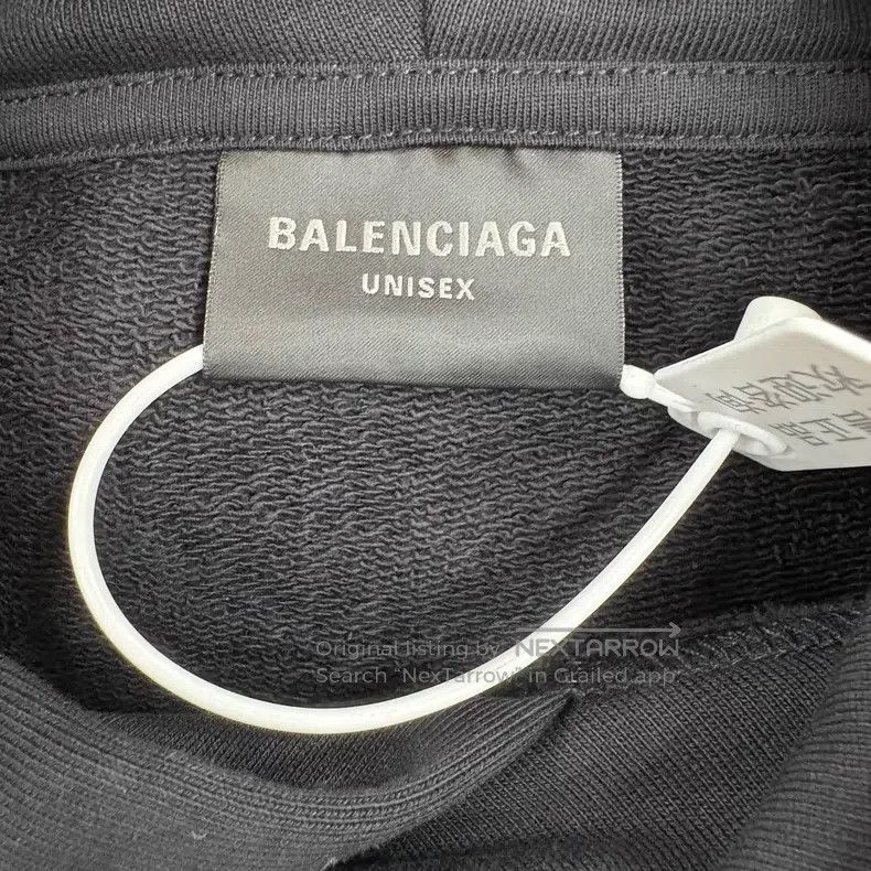 Balenciaga Balenciaga Black Coke Wave Blocked Tape Hoodie Size US M / EU 48-50 / 2 - 4 Thumbnail