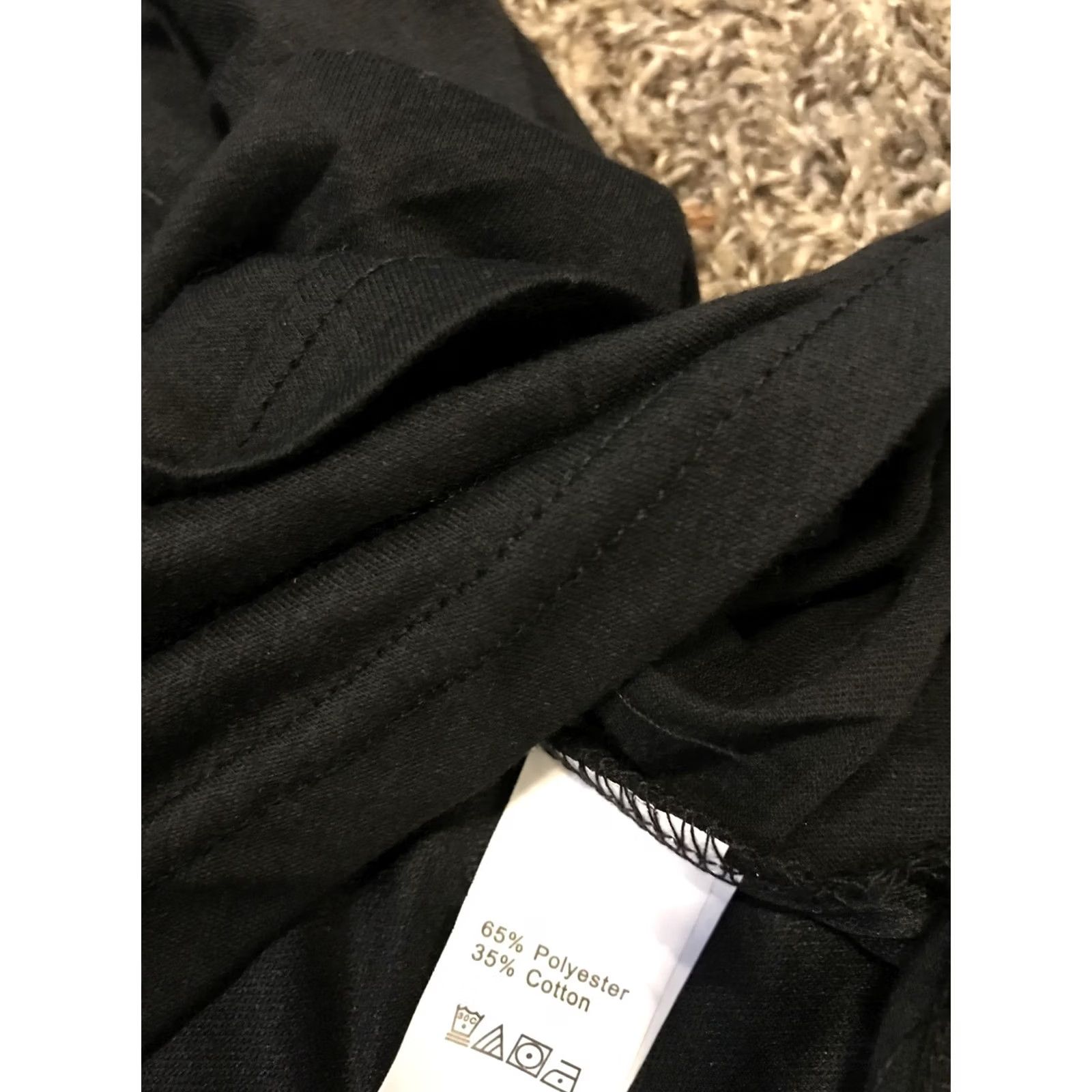 Vintage btfbm Womens M dress Black Cotton Blend Lined Dress NWT Sleeveless Knee Length Party Cocktail Women Size M / US 6-8 / IT 42-44 - 3 Thumbnail