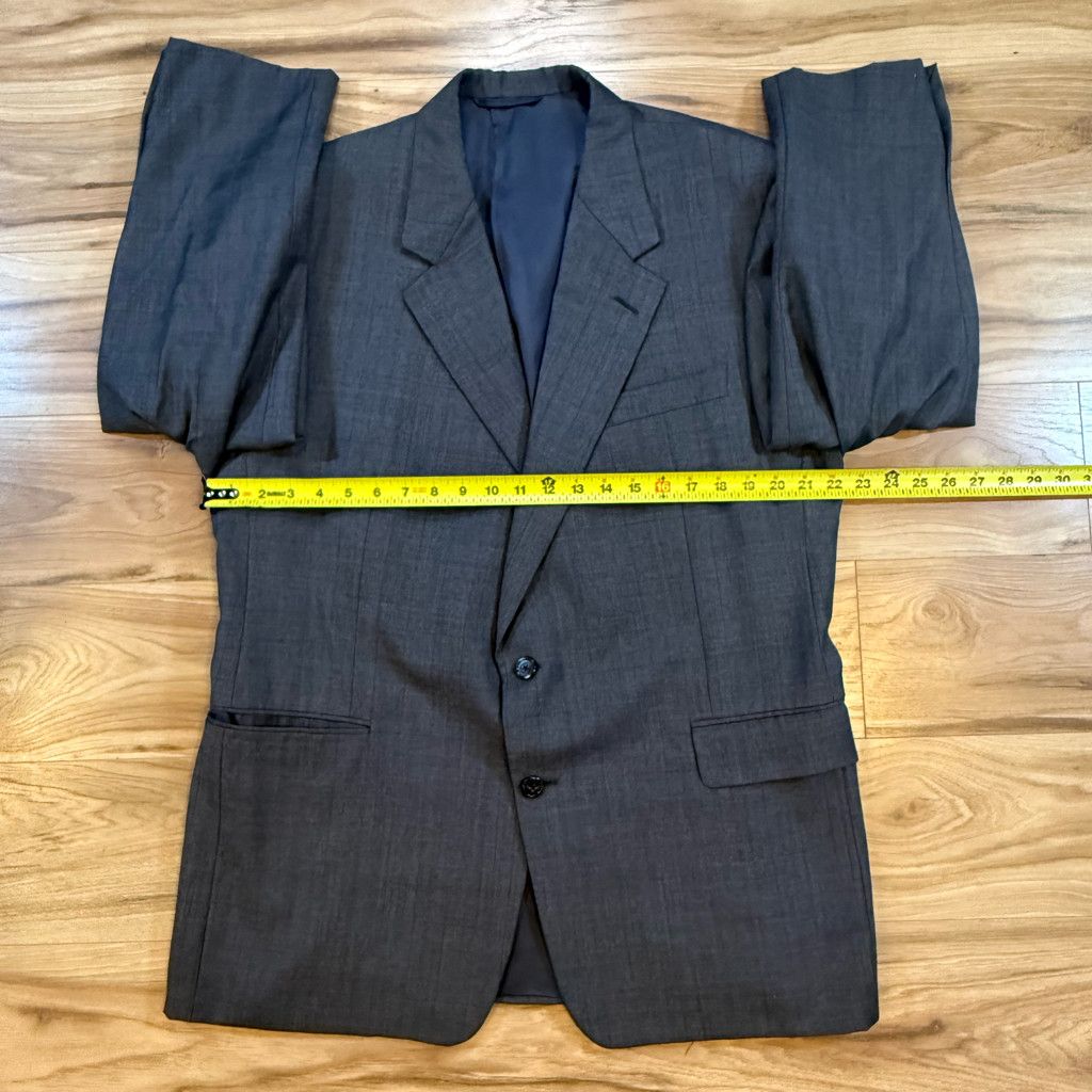 No Fear Hickey Freeman Men’s 46R Loro Piana Super 120s Blazer Size 46R - 5 Thumbnail