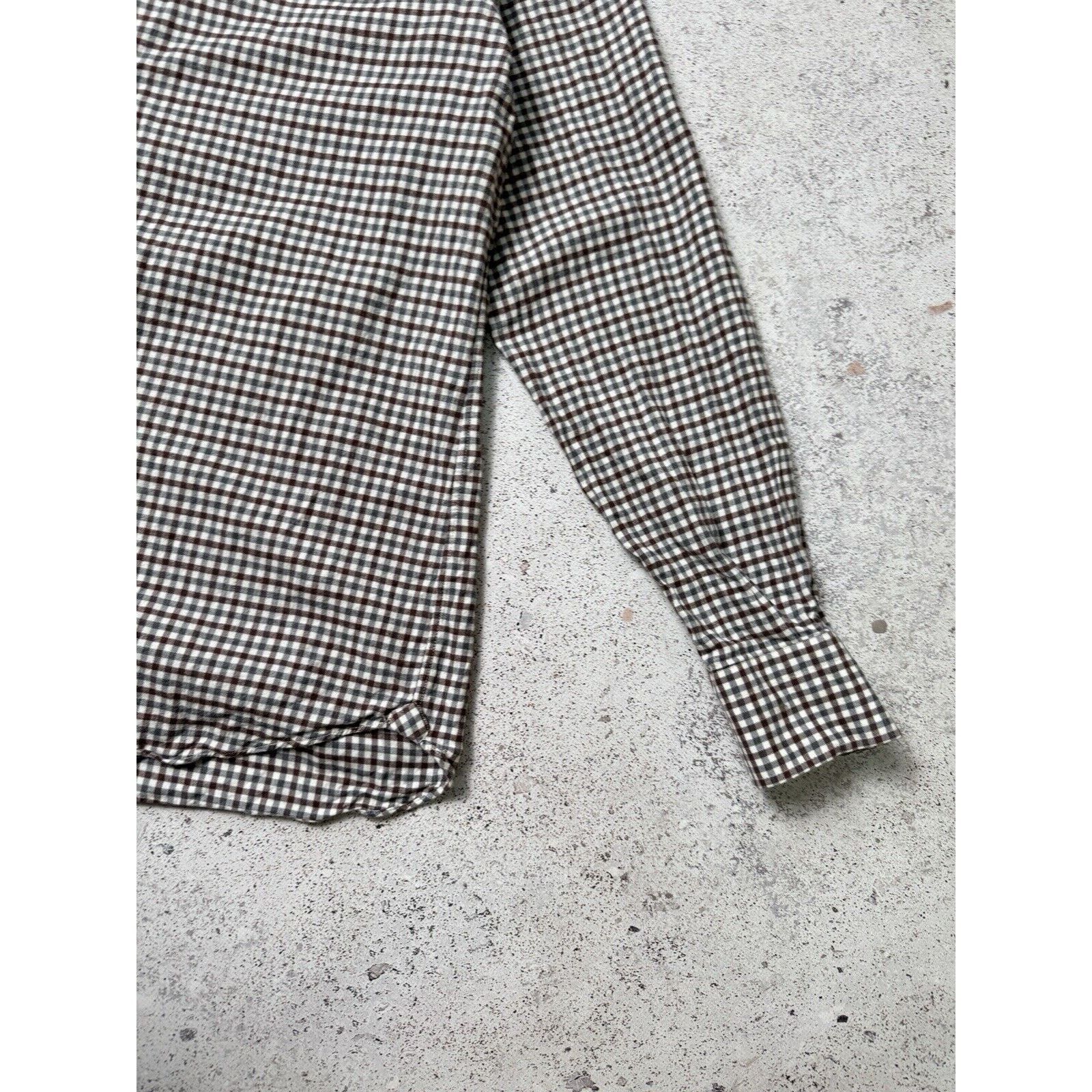 Designer Pina Parma Grandi & Rubinelli Check Shirt Size 41/16 Size US L / EU 52-54 / 3 - 3 Thumbnail