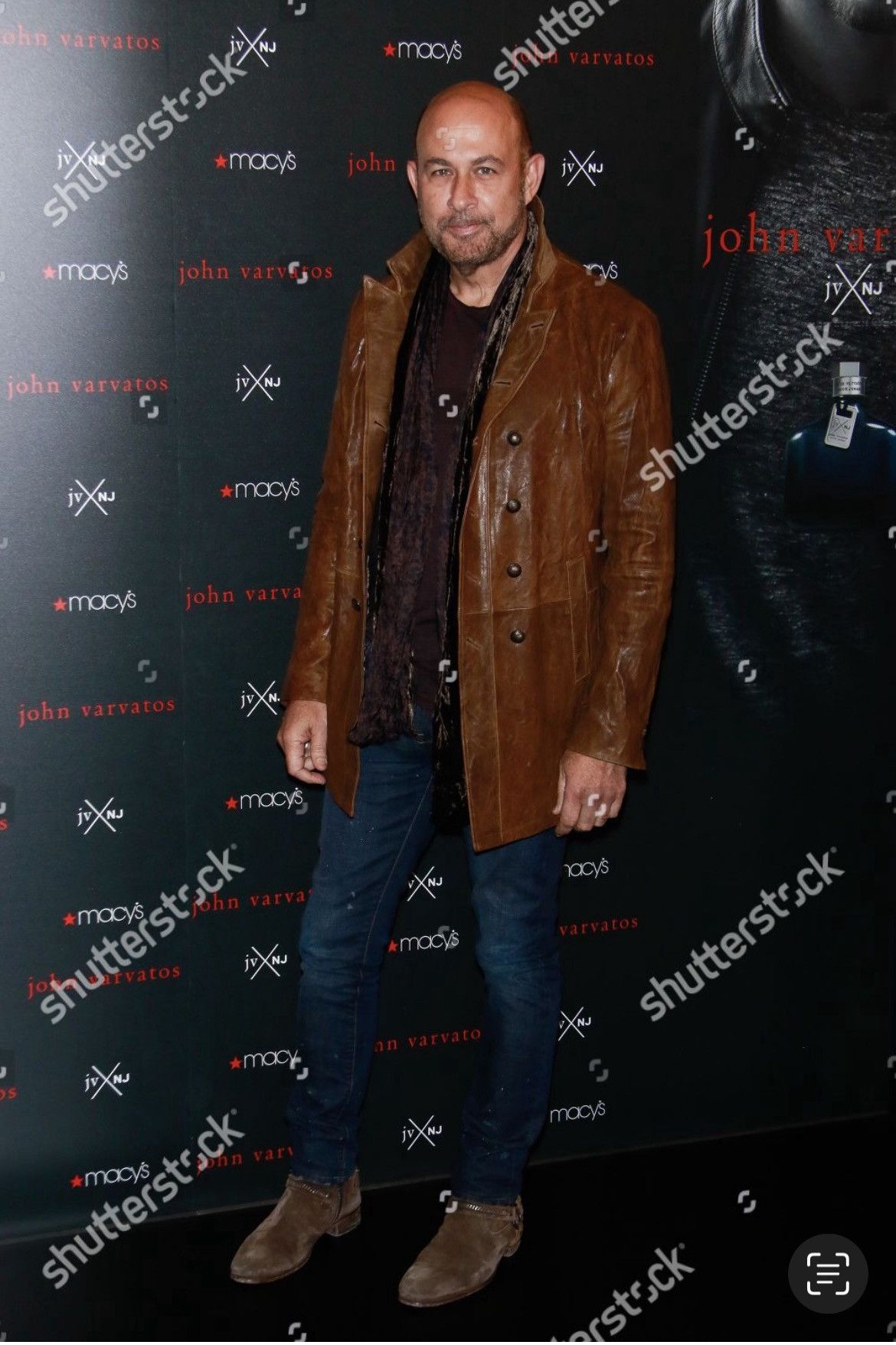 John Varvatos Burnished Double Breasted Coat EU 54 USA 44 Size US L / EU 52-54 / 3 - 4 Thumbnail