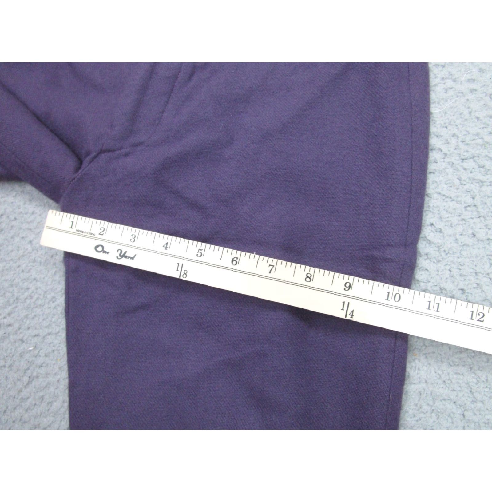 Rebecca Minkoff Rebecca Minkoff Pants Womens 6 Purple Capri Wool Low-Rise Tapered Size 28" / US 6 / IT 42 - 6 Thumbnail