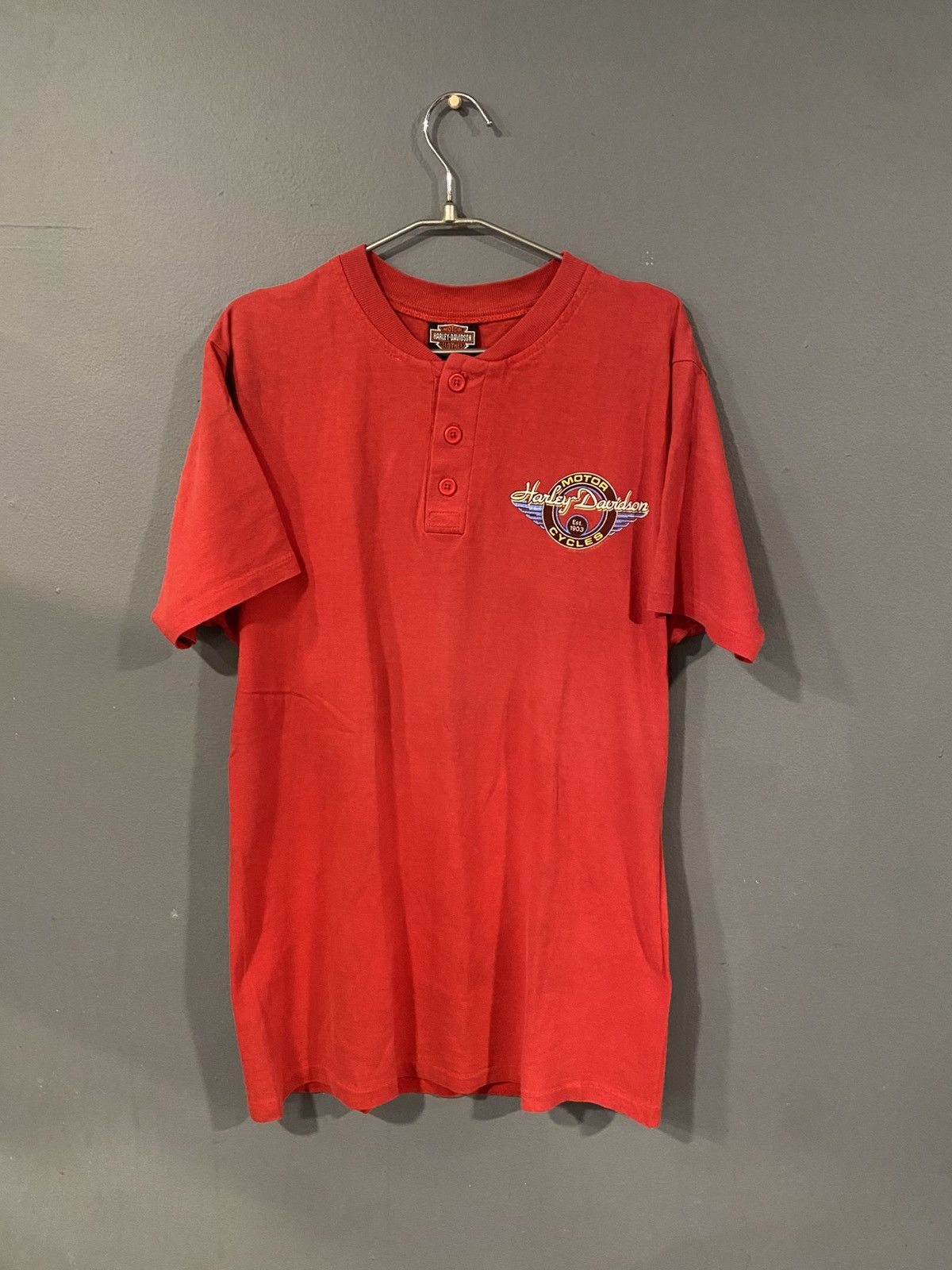 Harley Davidson Vintage 1990 Harley Davidson T Shirt Size US L / EU 52-54 / 3 - 1 Thumbnail