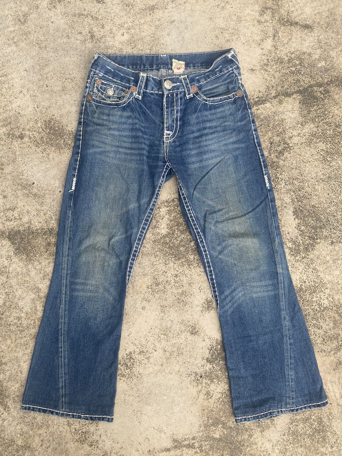 If Six Was Nine × Japanese Brand × True Religion Flare Jeans True Rerigion Size US 33 - 3 Thumbnail