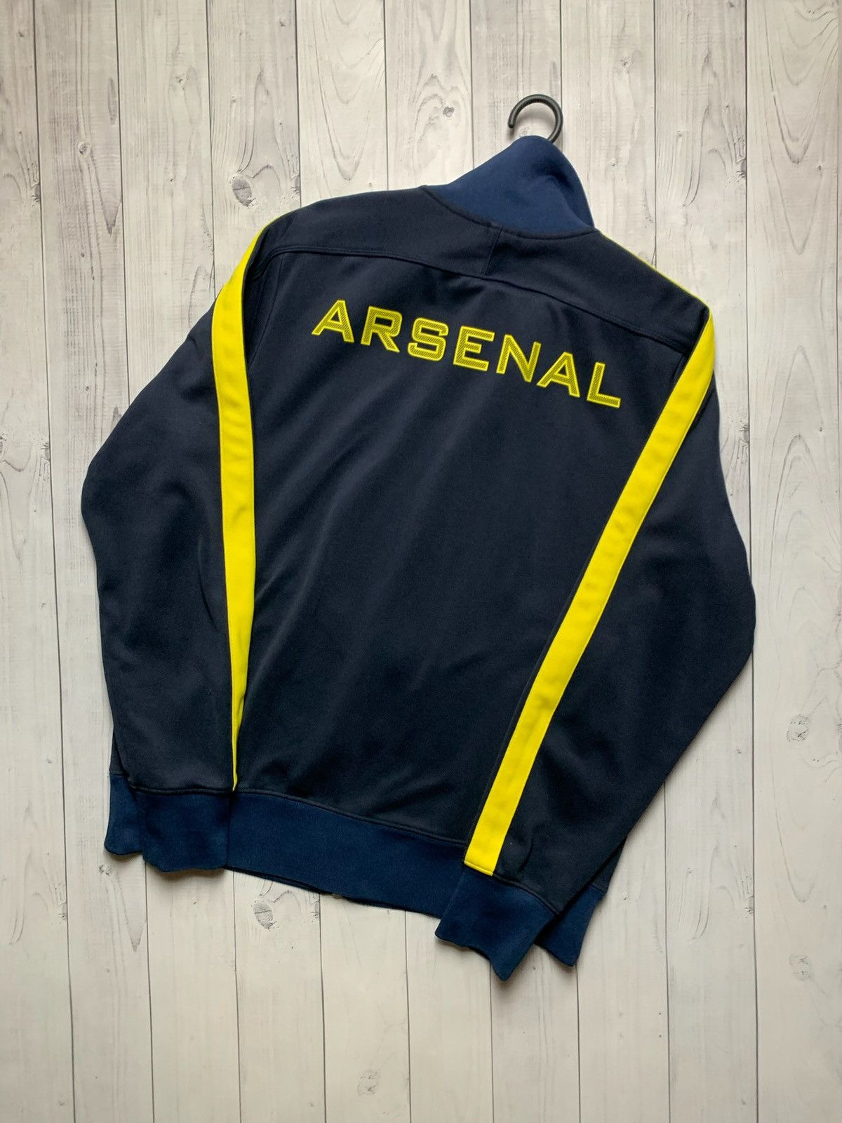 Nike × Vintage Vintage Nike Arsenal soccer track jacket size L logo Size US L / EU 52-54 / 3 - 2 Thumbnail