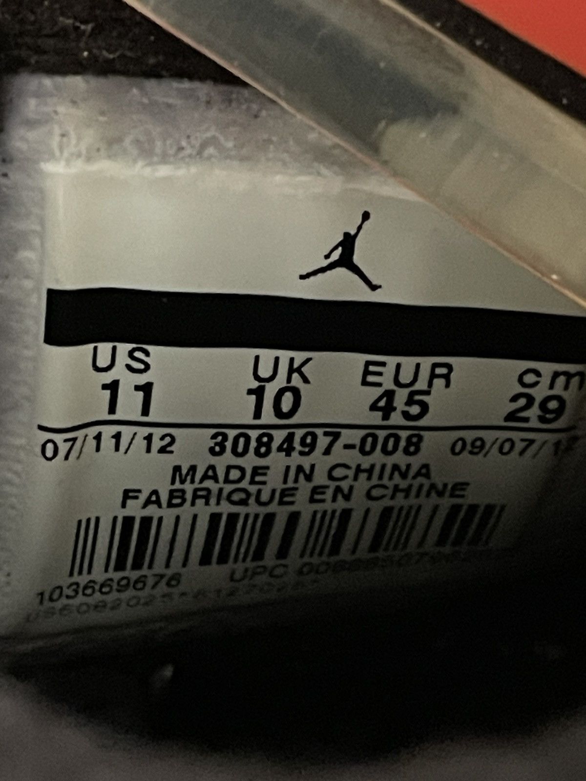 Jordan Brand Jordan 4 Thunder Size US 11 / EU 44 - 10 Thumbnail