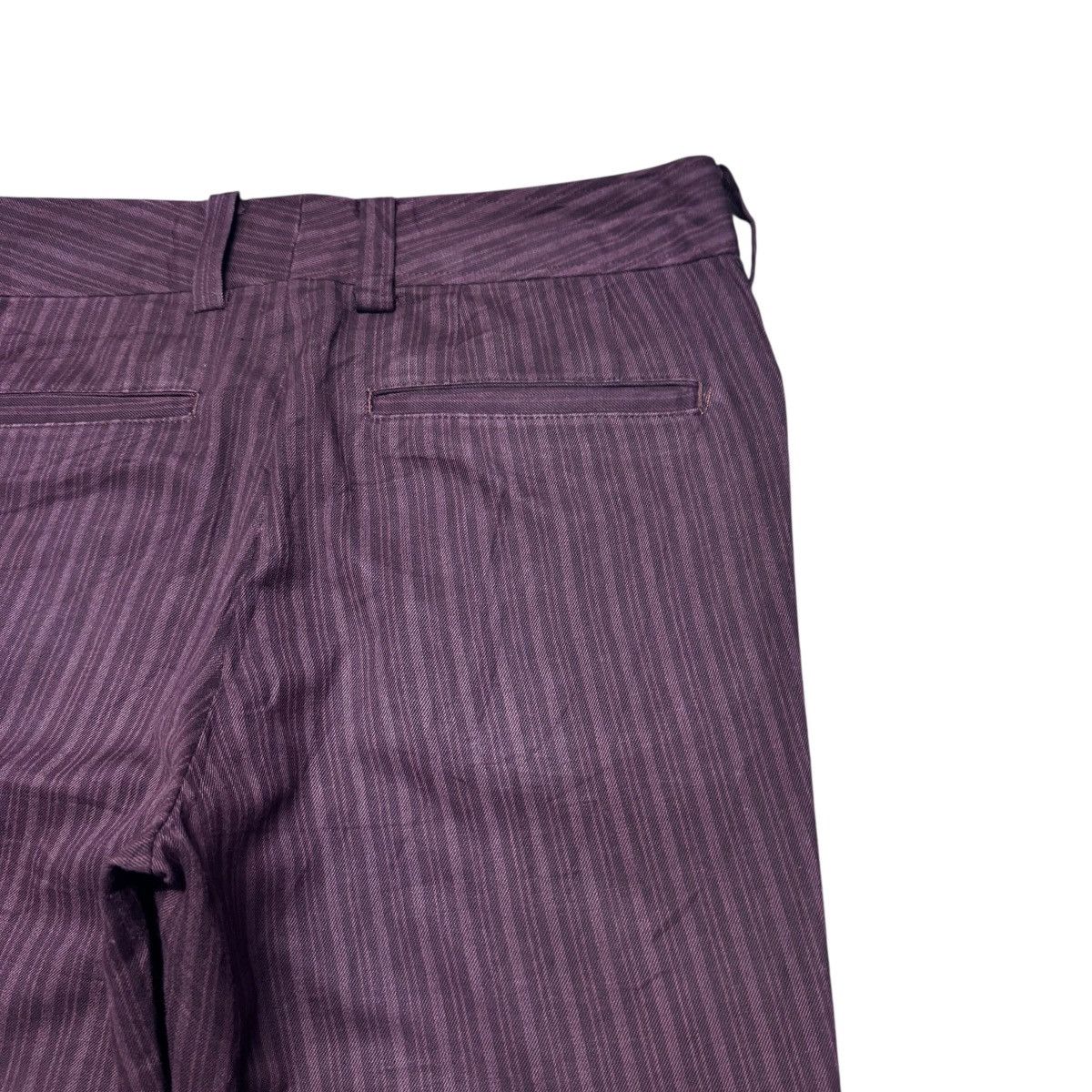 Tornado Mart Tornado Mart expose Button Pinstriped Flare Pants Size US 28 / EU 44 - 11 Thumbnail