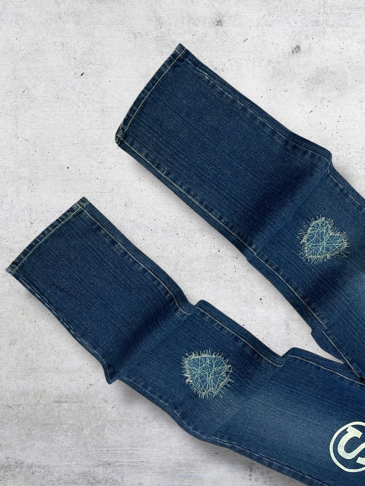 Hysteric Glamour VINTAGE SCENARIO STREETWEAR JAPAN DAICOCK DISTRESS OG DENIM Size US 33 - 8 Thumbnail