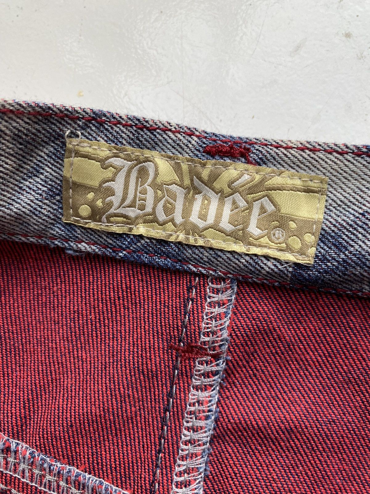 Japanese Brand × Le Grande Bleu (L.G.B.) × Yasuyuki Ishii Japanese badee flared blue bleached denim Size US 28 / EU 44 - 10 Thumbnail