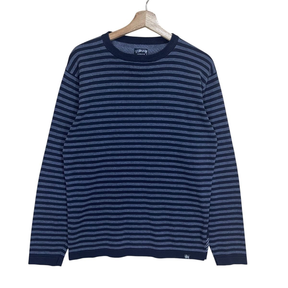 Japanese Brand × Stussy Stussy Small Logo Crewneck Sweatshirt Size US M / EU 48-50 / 2 - 1 Thumbnail