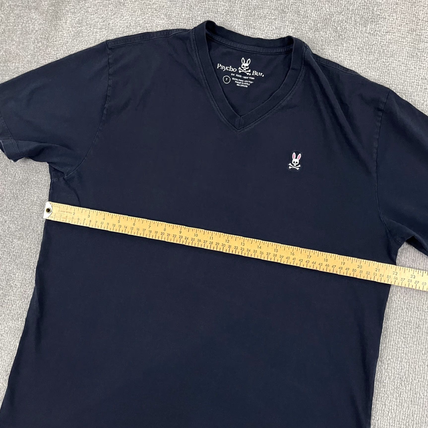 Psycho Bunny Psycho Bunny Shirt Men’s L Faded Navy Blue Short Sleeve Crew Neck Embroidered Logo Classic Size US L / EU 52-54 / 3 - 5 Thumbnail