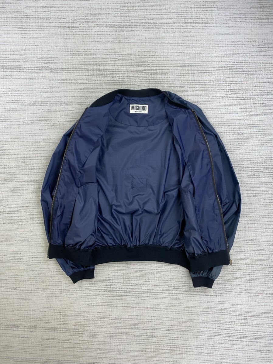 Michiko Koshino London × Vintage Vintage Michiko Koshino London Big Logo Bombers Jacket Size US L / EU 52-54 / 3 - 5 Thumbnail