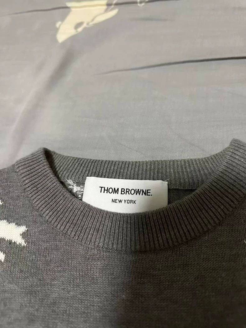 Thom Browne Thom Browne Butterfly knot knit sweater short sleeves Size XS / US 0-2 / IT 36-38 - 2 Thumbnail