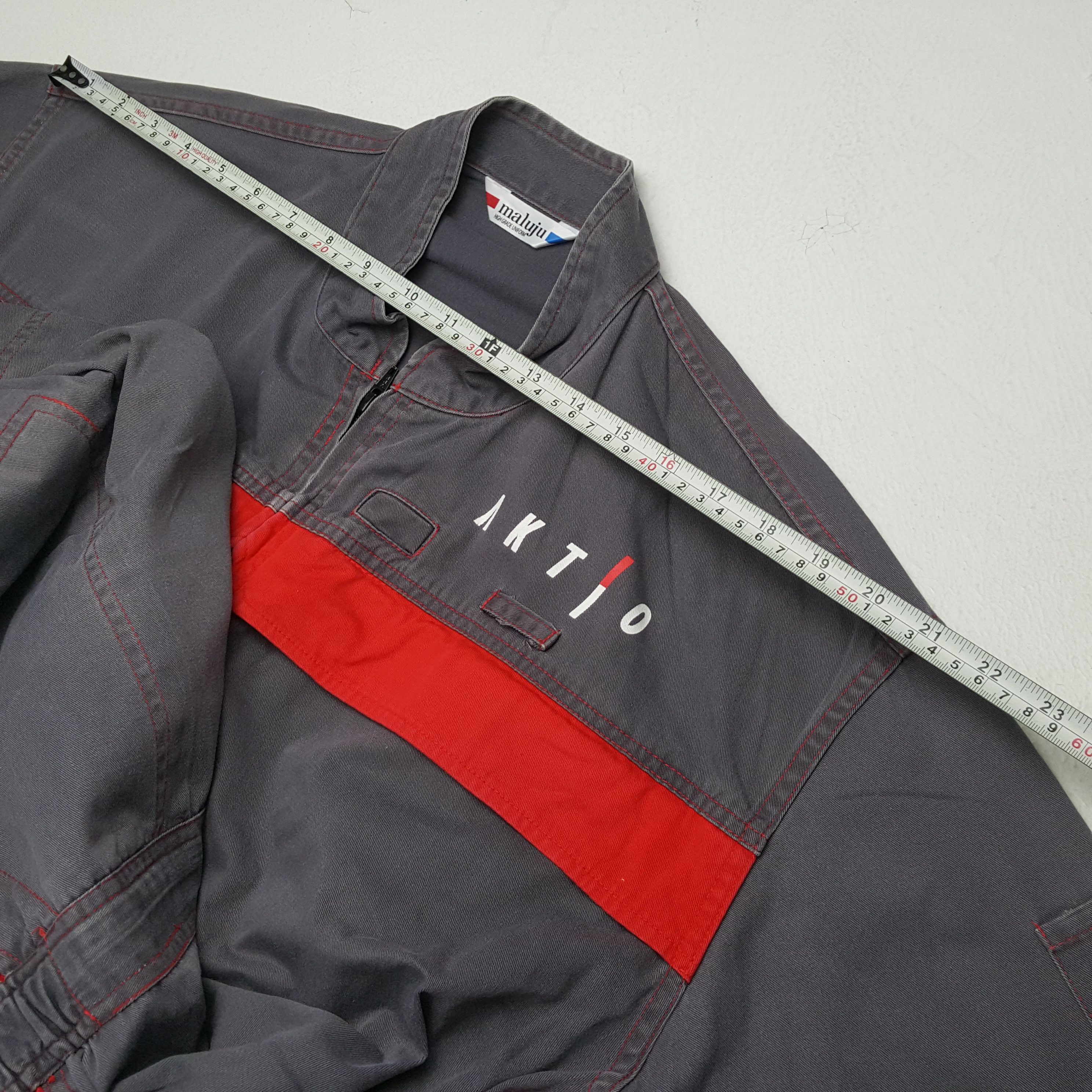 Vintage Vintage AKTIO Japanese Motorsports Coverall Jacket Size US XL / EU 56 / 4 - 9 Thumbnail