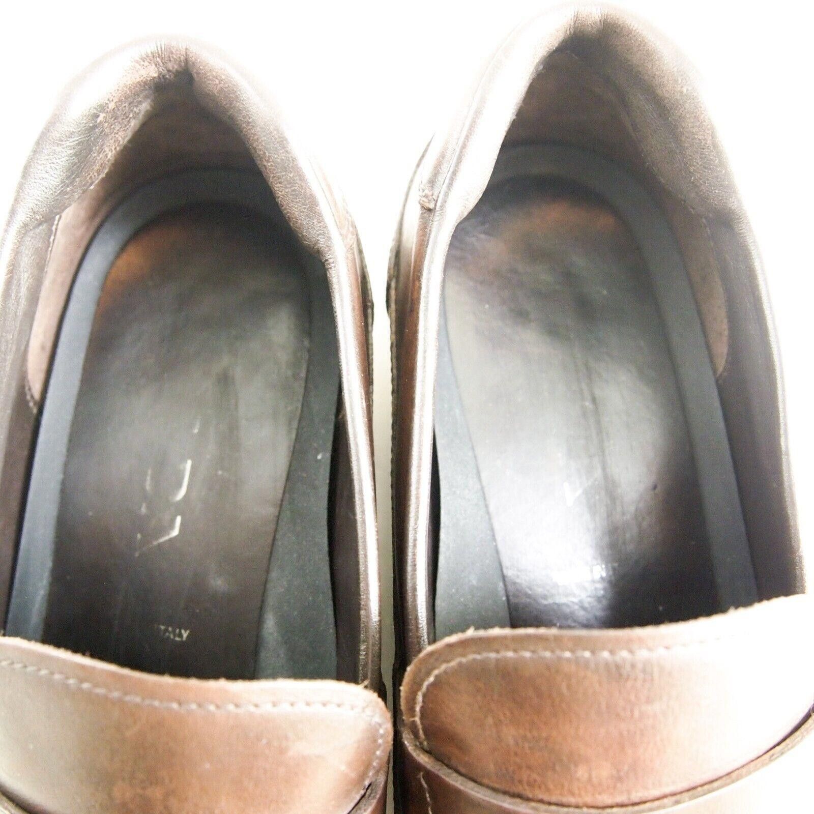Prada Prada Penny Loafers 120697 Brown Leather EU 43 E US 10 Size US 10 / EU 43 - 8 Thumbnail