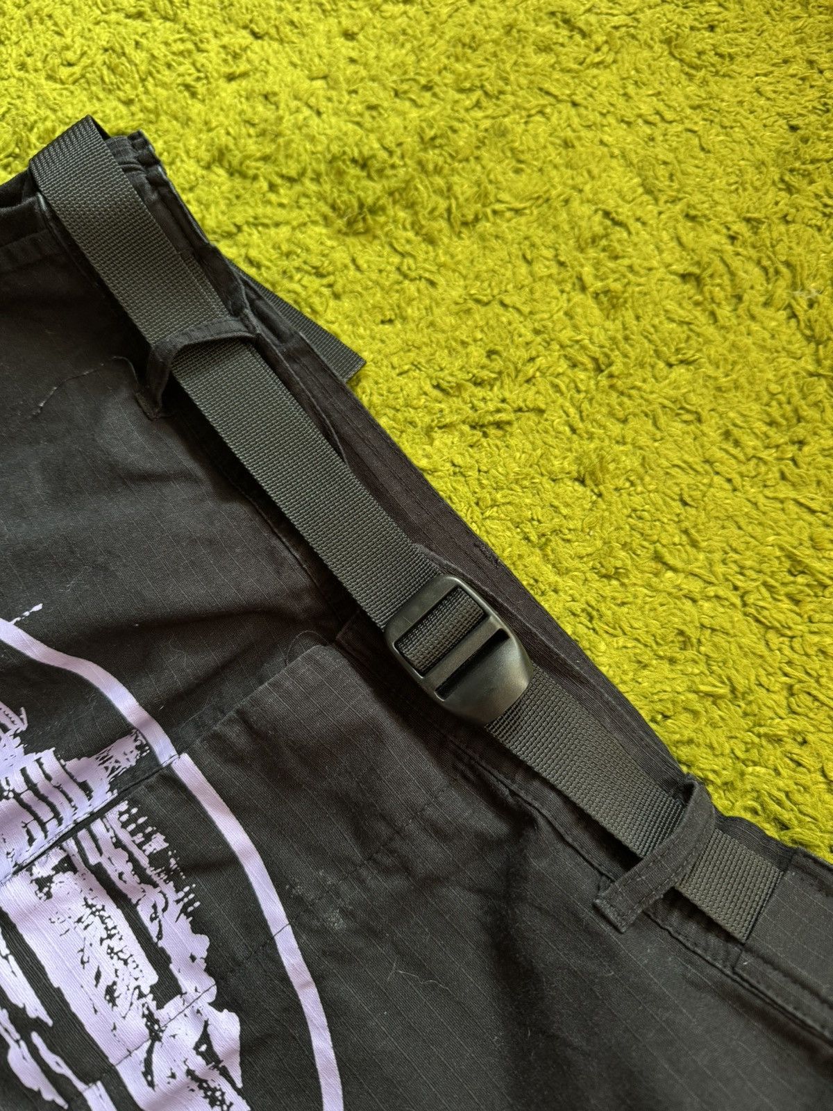 Corteiz Corteiz black cargo pants Y2K style Size US 32 / EU 48 - 4 Thumbnail