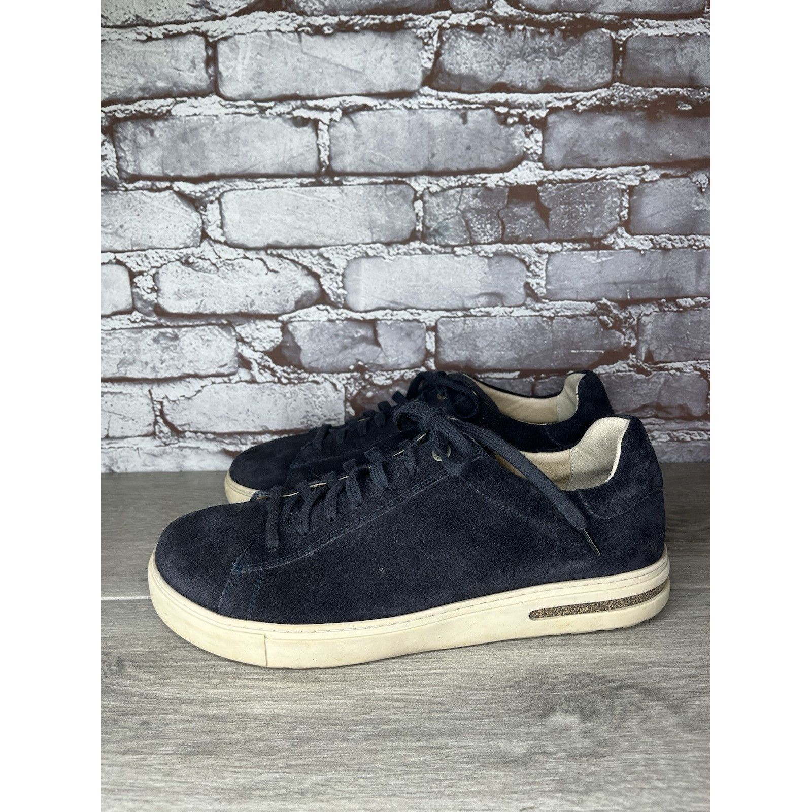 Birkenstock Birkenstock Bend Low Blue Suede Casual Sneakers Canvas Lace Size US 10 / EU 43 - 15 Thumbnail